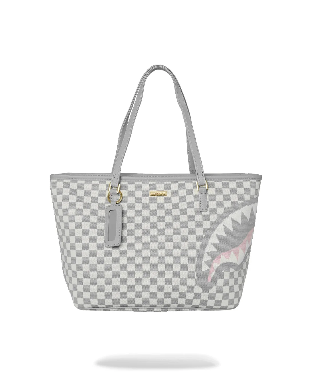 KNIT SHARKS IN PARIS IN CREAM TOTE