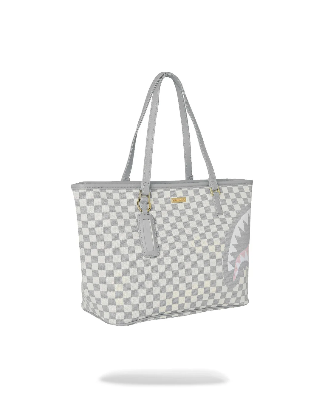 KNIT SHARKS IN PARIS IN CREAM TOTE - Image 2