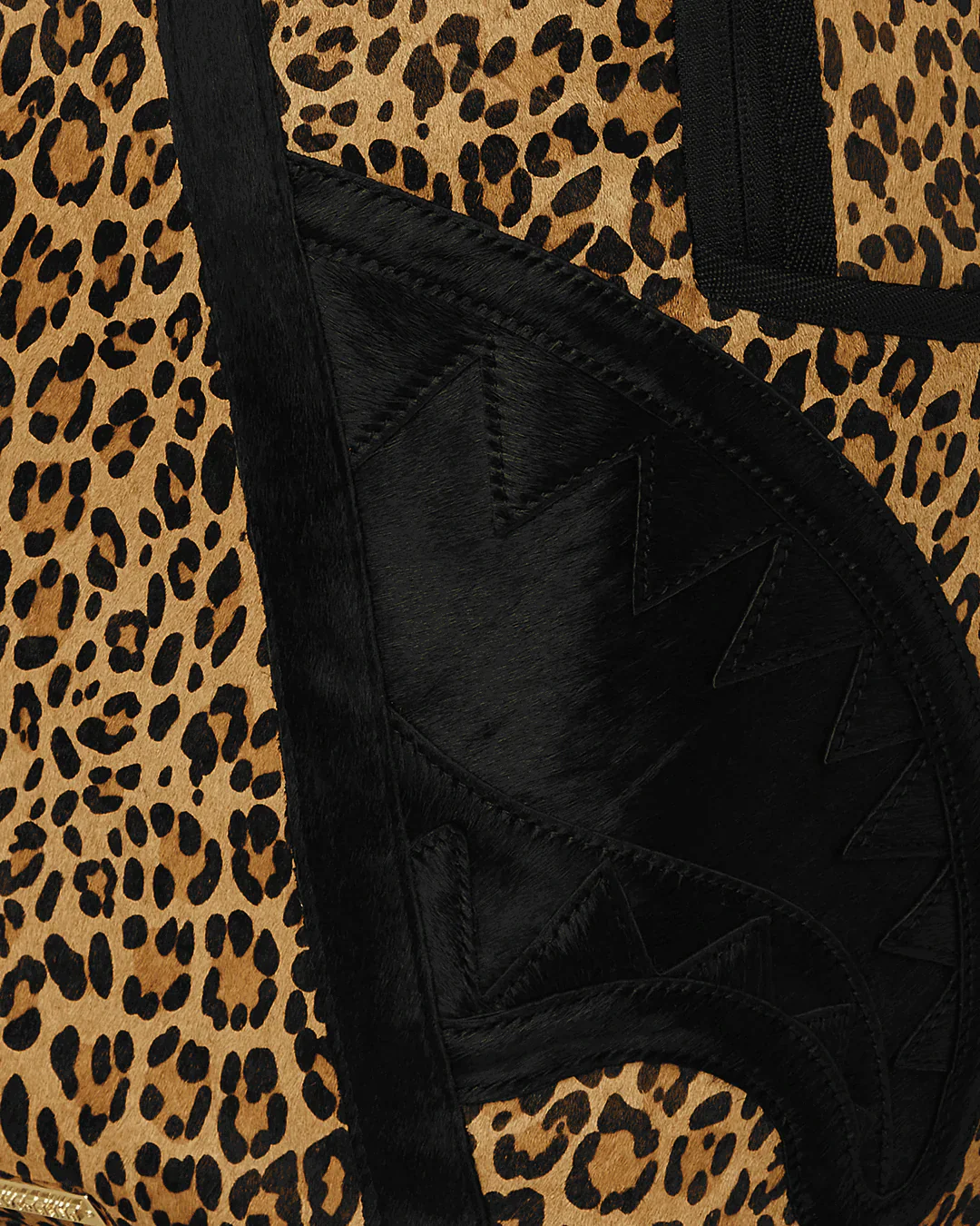 Leopard Fur Shark Backpack - Image 8