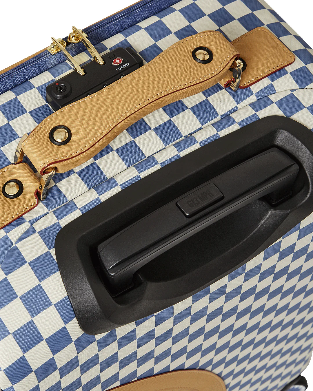 Letter Checker Soft Carry-on Luggage - Image 8