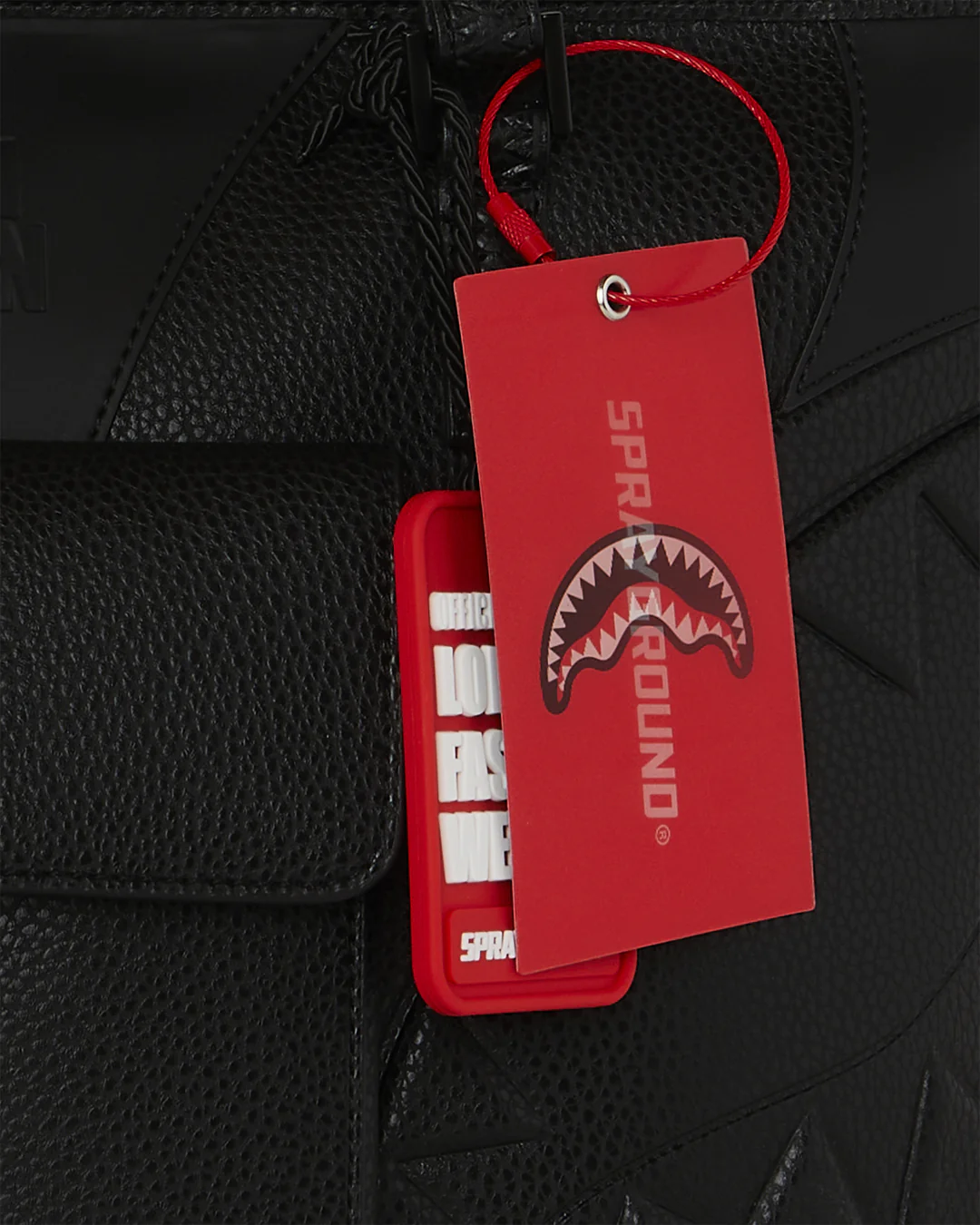 LFW BLACK POCKET TOTE - Image 8