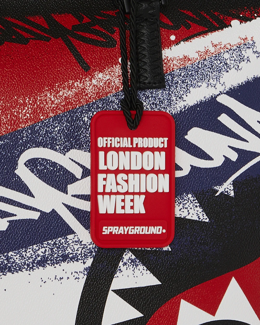 LFW RED WHITE BLUE GRAFFITI TOTE - Image 6