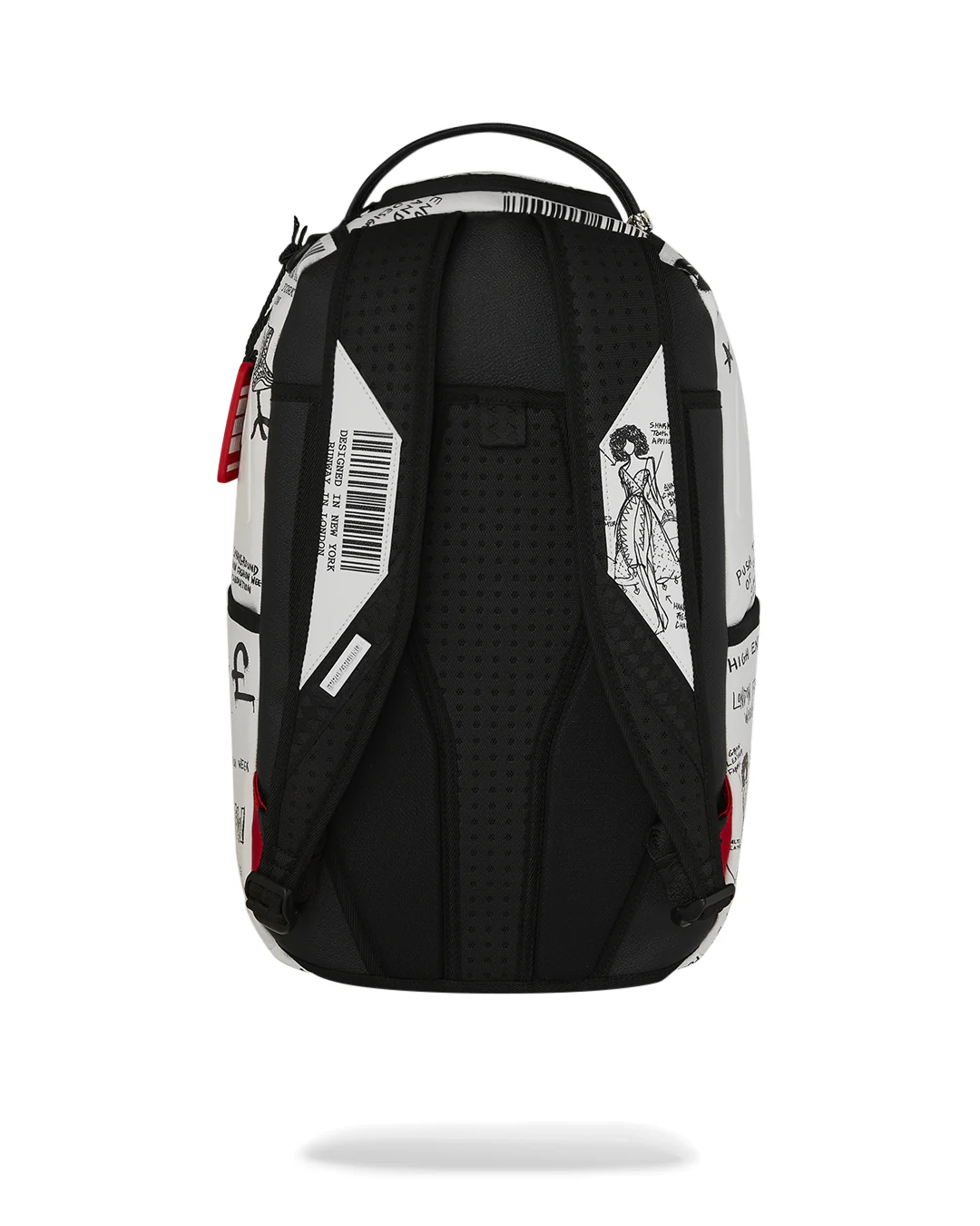 LFW SKETCHED BLACK AND WHITE DLXSV BACKPACK - Image 4