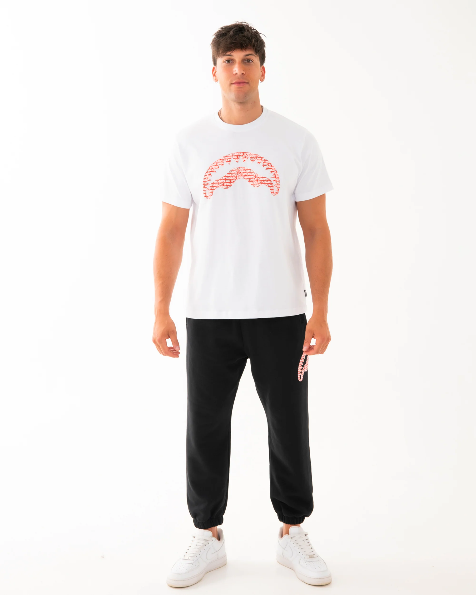 LOGO MOUTH CORE PANTS BLK - Image 2
