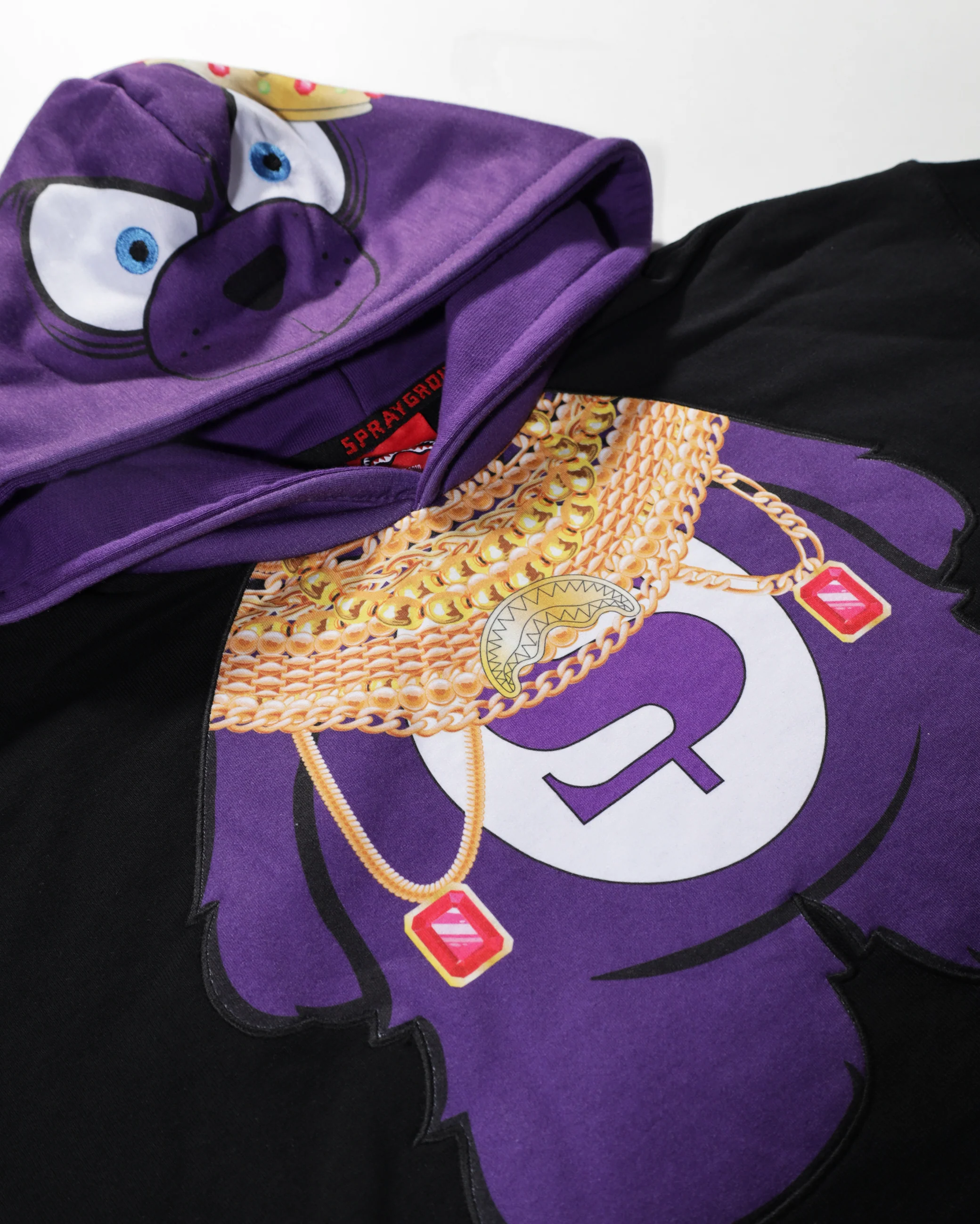 MANY CHAINS BEAR OVER HOODIE - Image 5