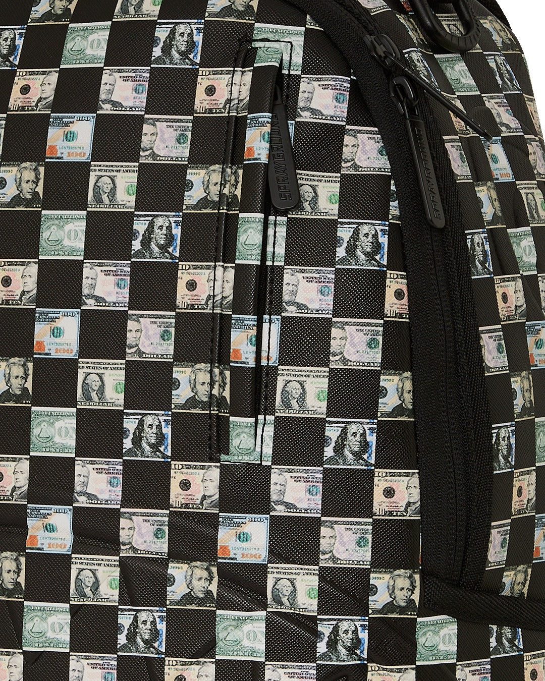 MONEY CHECK PATTERN DLX BACKPACK - Image 6