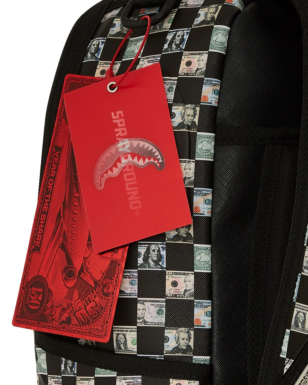 MONEY CHECK PATTERN DLX BACKPACK - Image 9