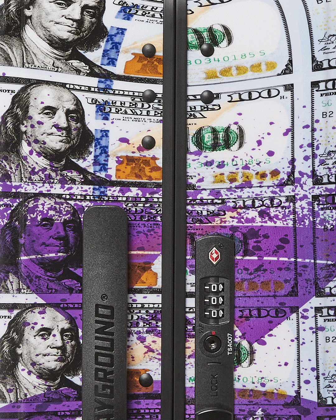 Money Splat Hard Shell Carry-on Luggage - Image 11