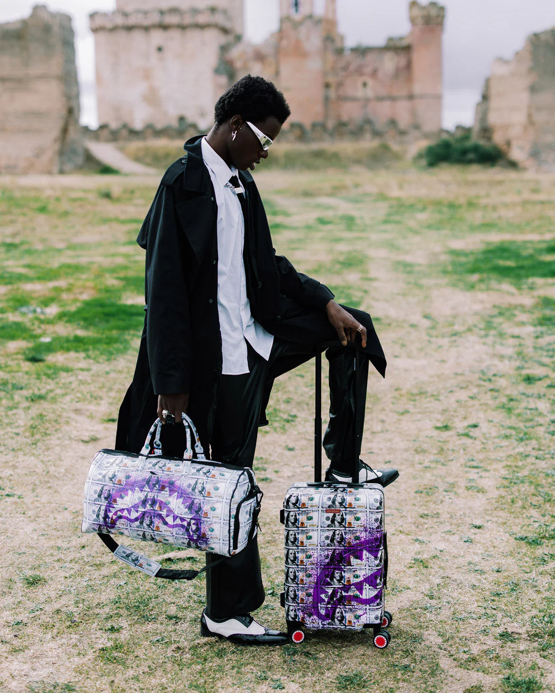 Money Splat Hard Shell Carry-on Luggage - Image 4