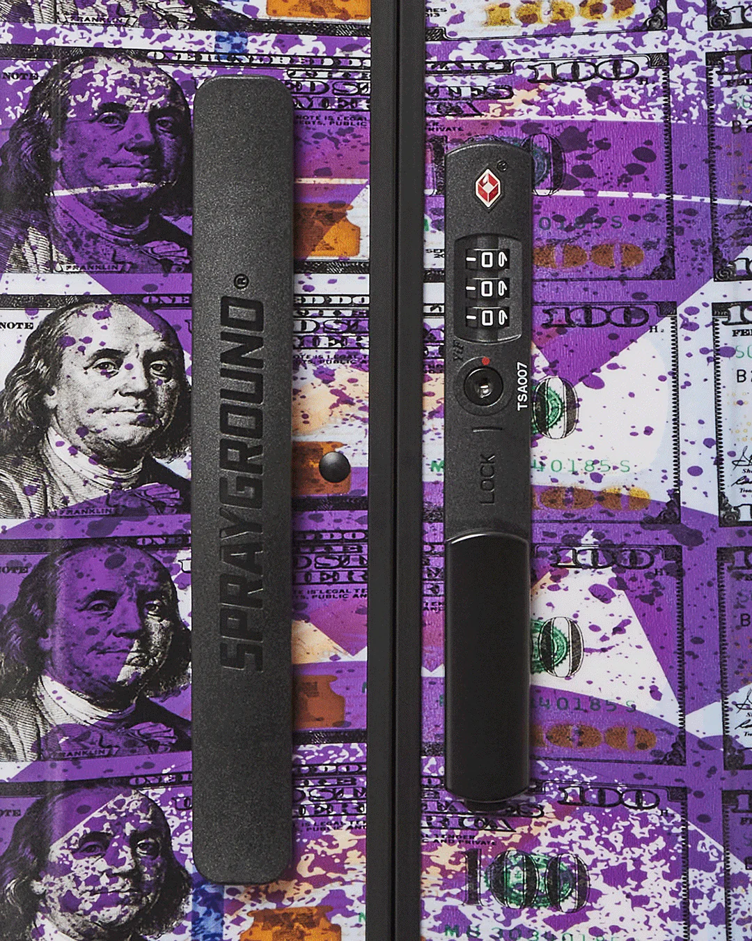 Money Splat Hard Shell Carry-on Luggage - Image 9