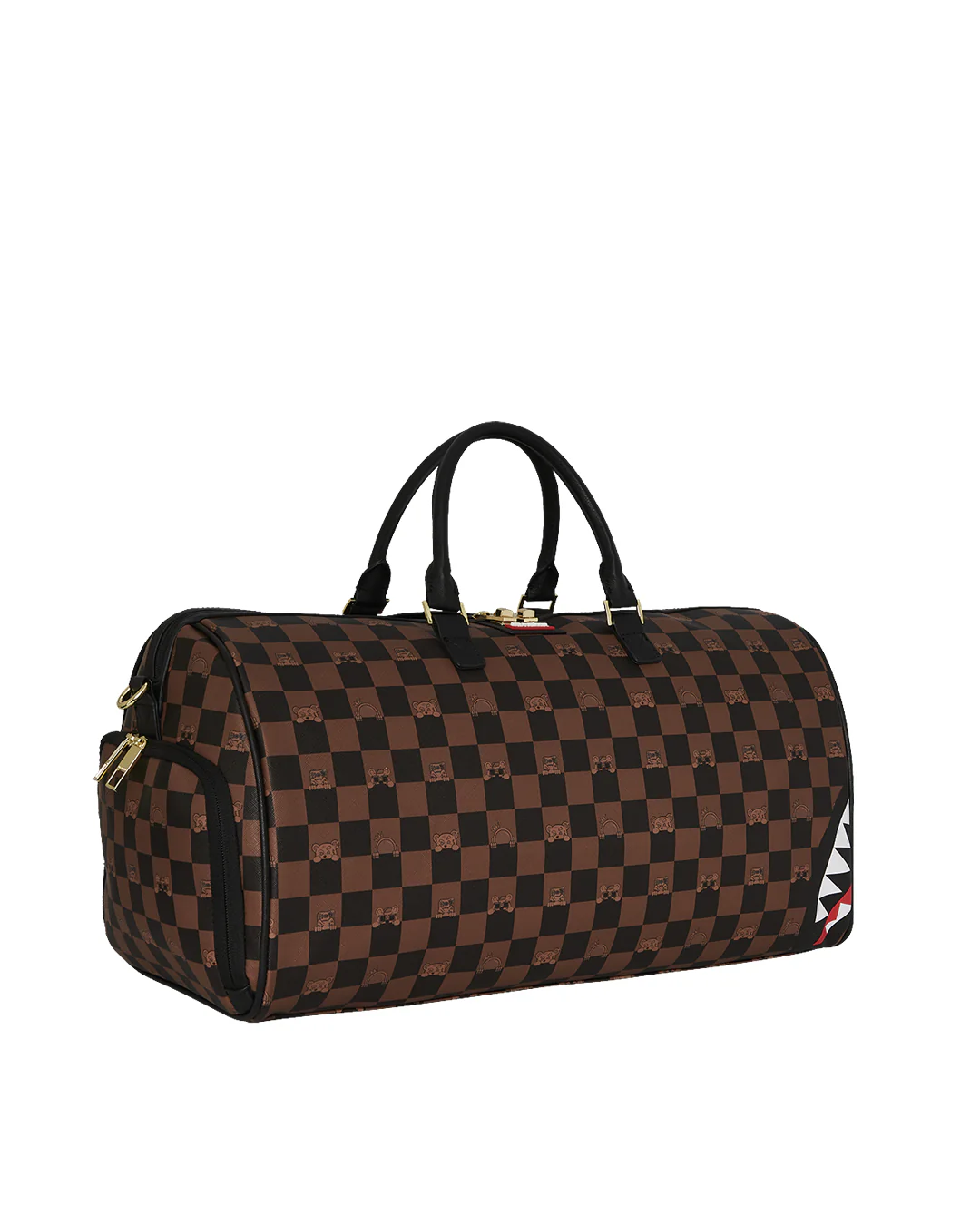 PEEKING CHARACTER CHECK DUFFLE - Image 2