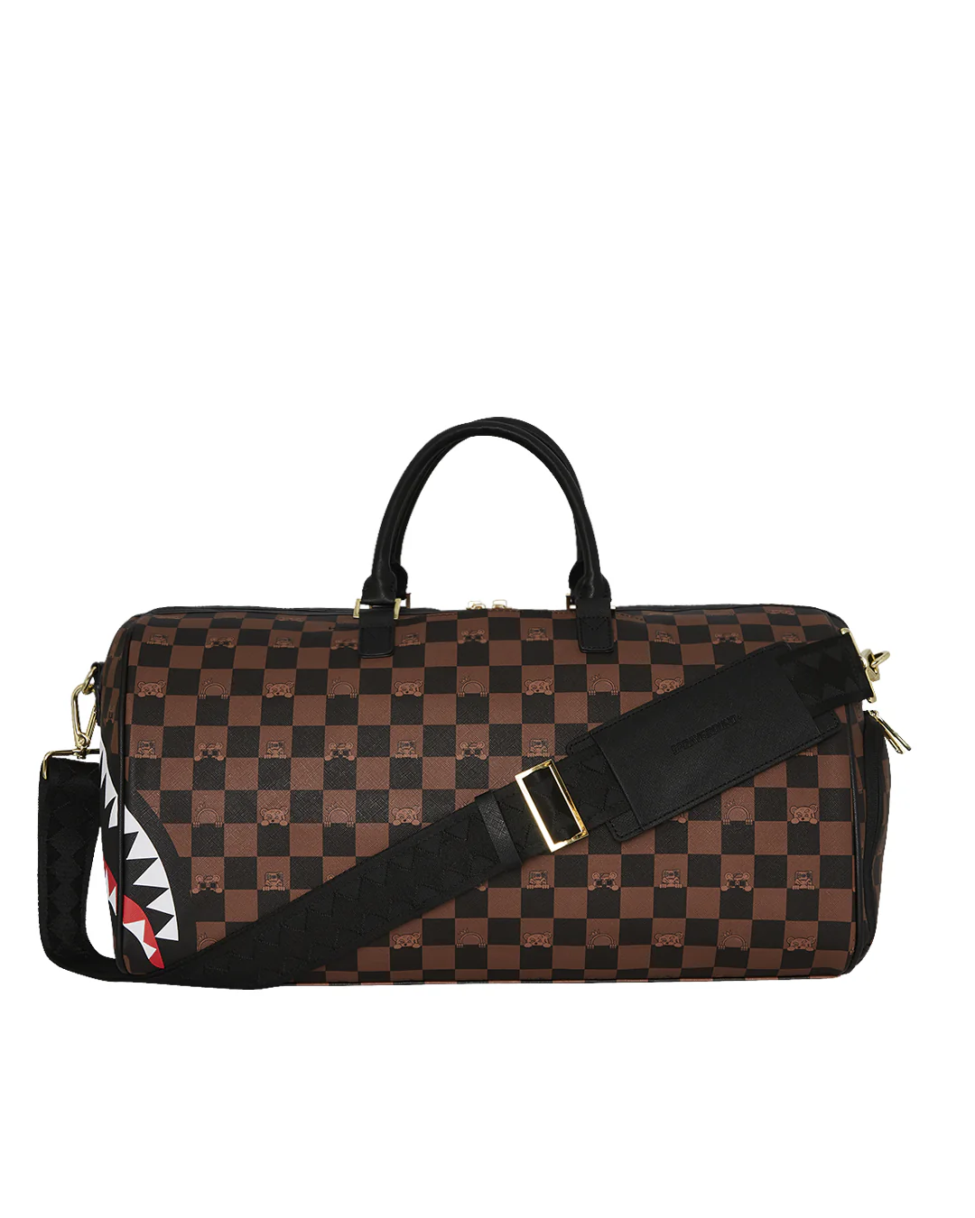 PEEKING CHARACTER CHECK DUFFLE - Image 4