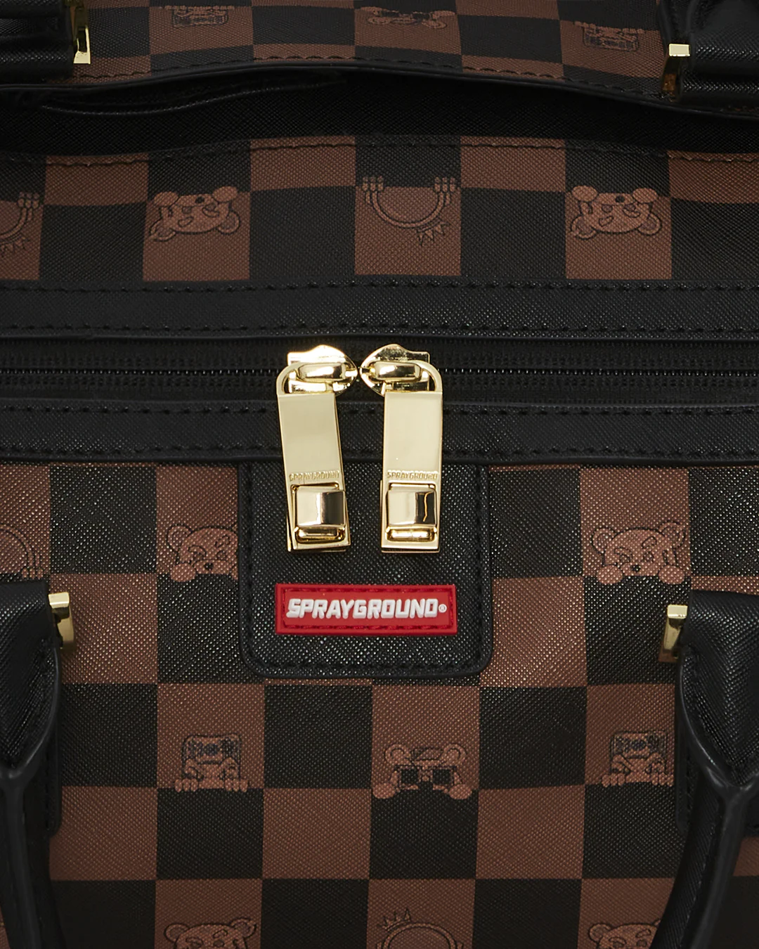 PEEKING CHARACTER CHECK DUFFLE - Image 6