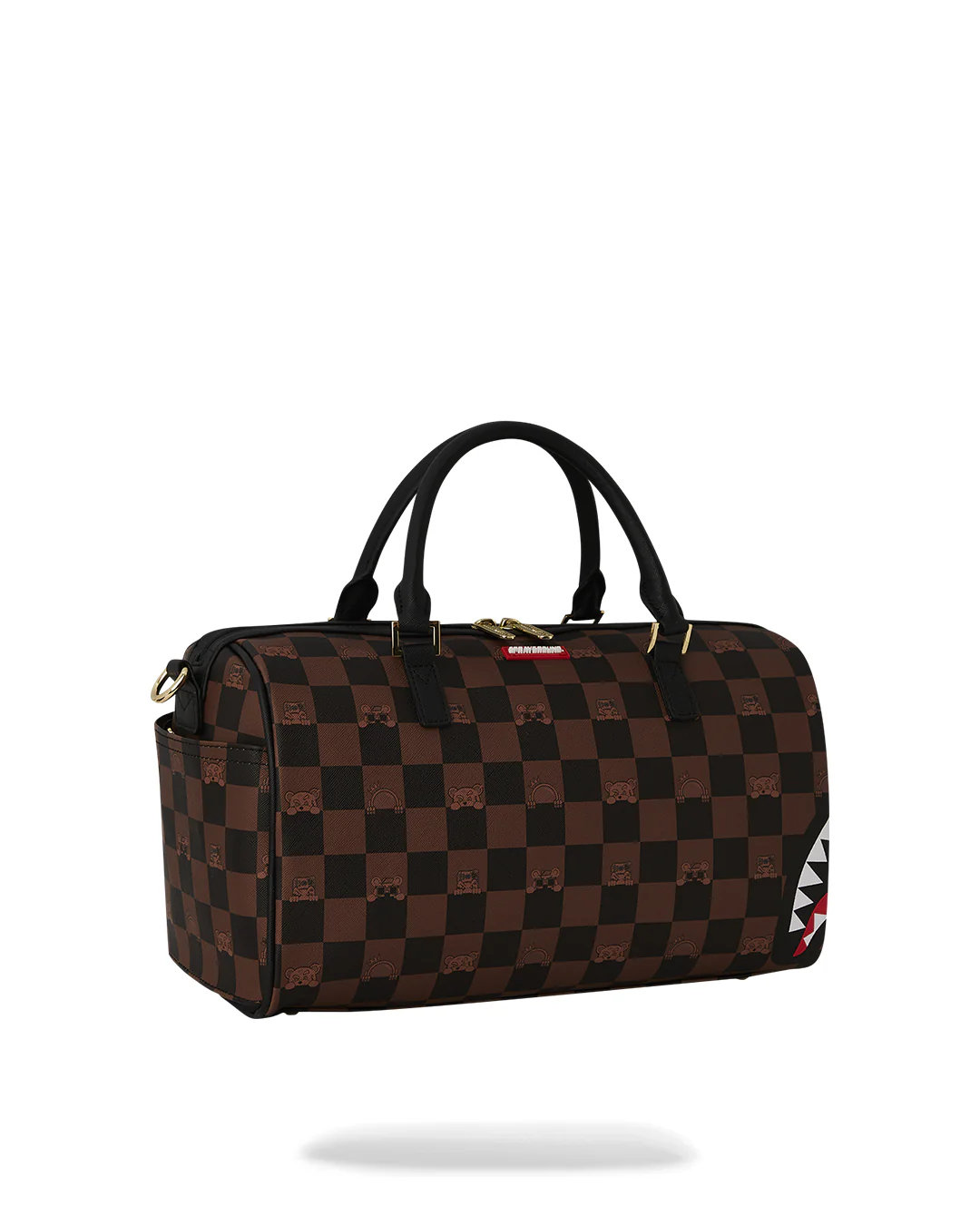 PEEKING CHARACTER CHECK MINI DUFFLE - Image 2