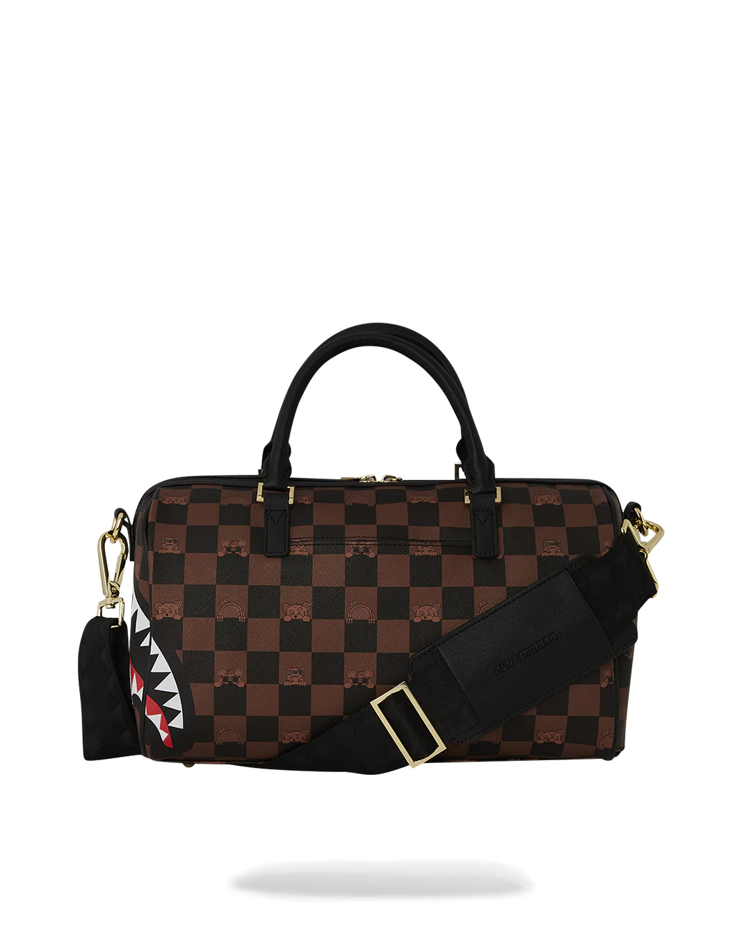 PEEKING CHARACTER CHECK MINI DUFFLE - Image 4