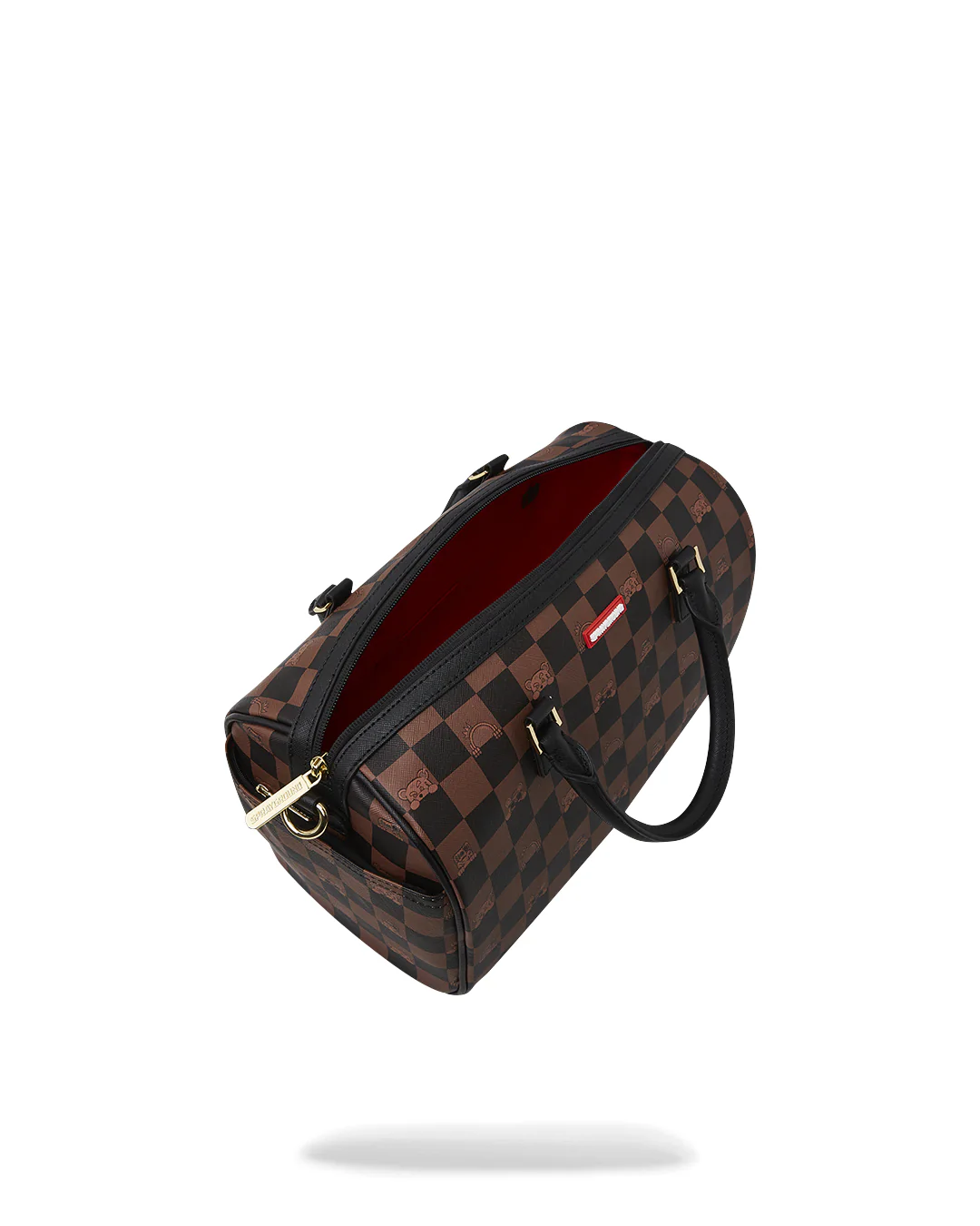 PEEKING CHARACTER CHECK MINI DUFFLE - Image 7