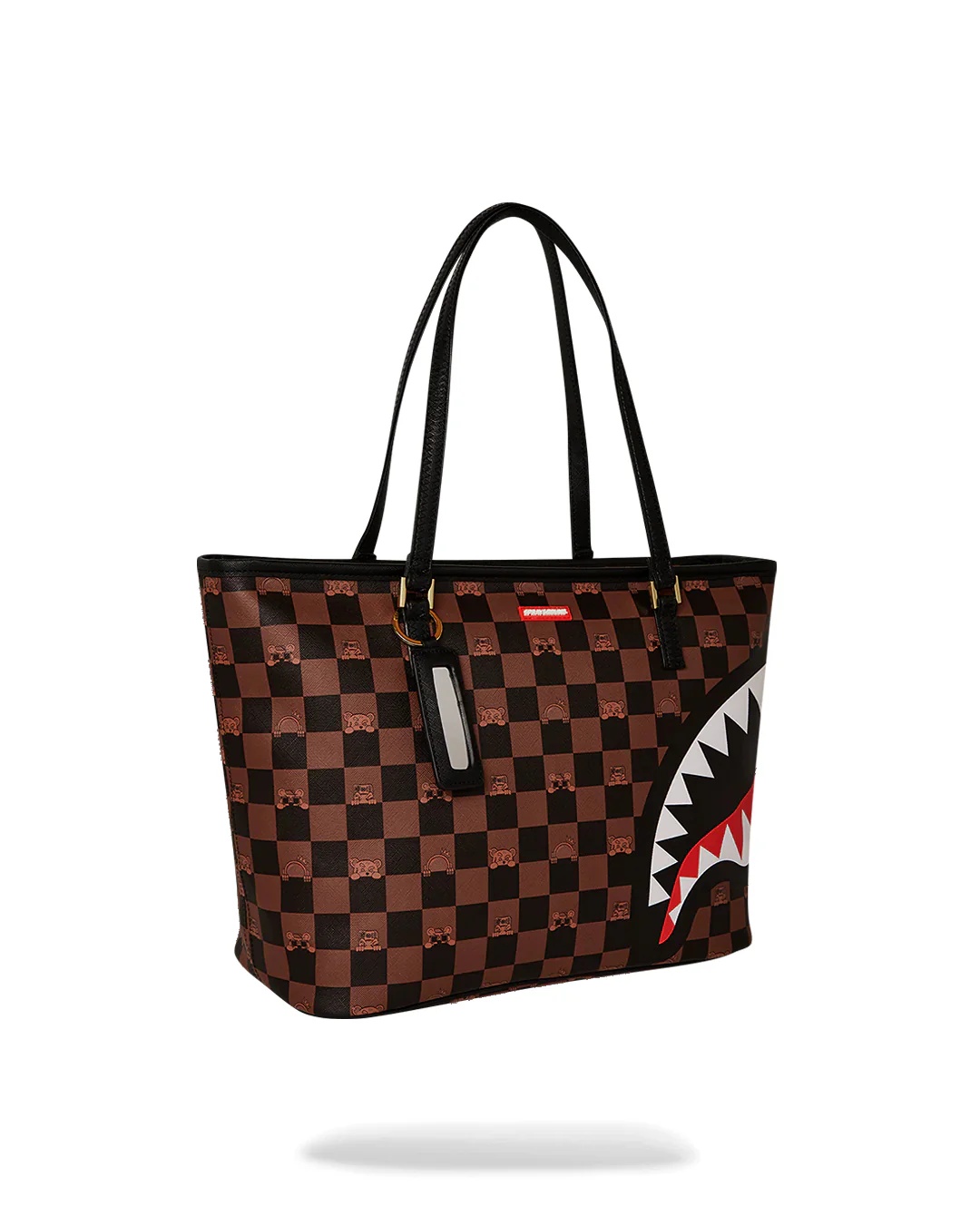 PEEKING CHARACTER CHECK TOTE - Image 3