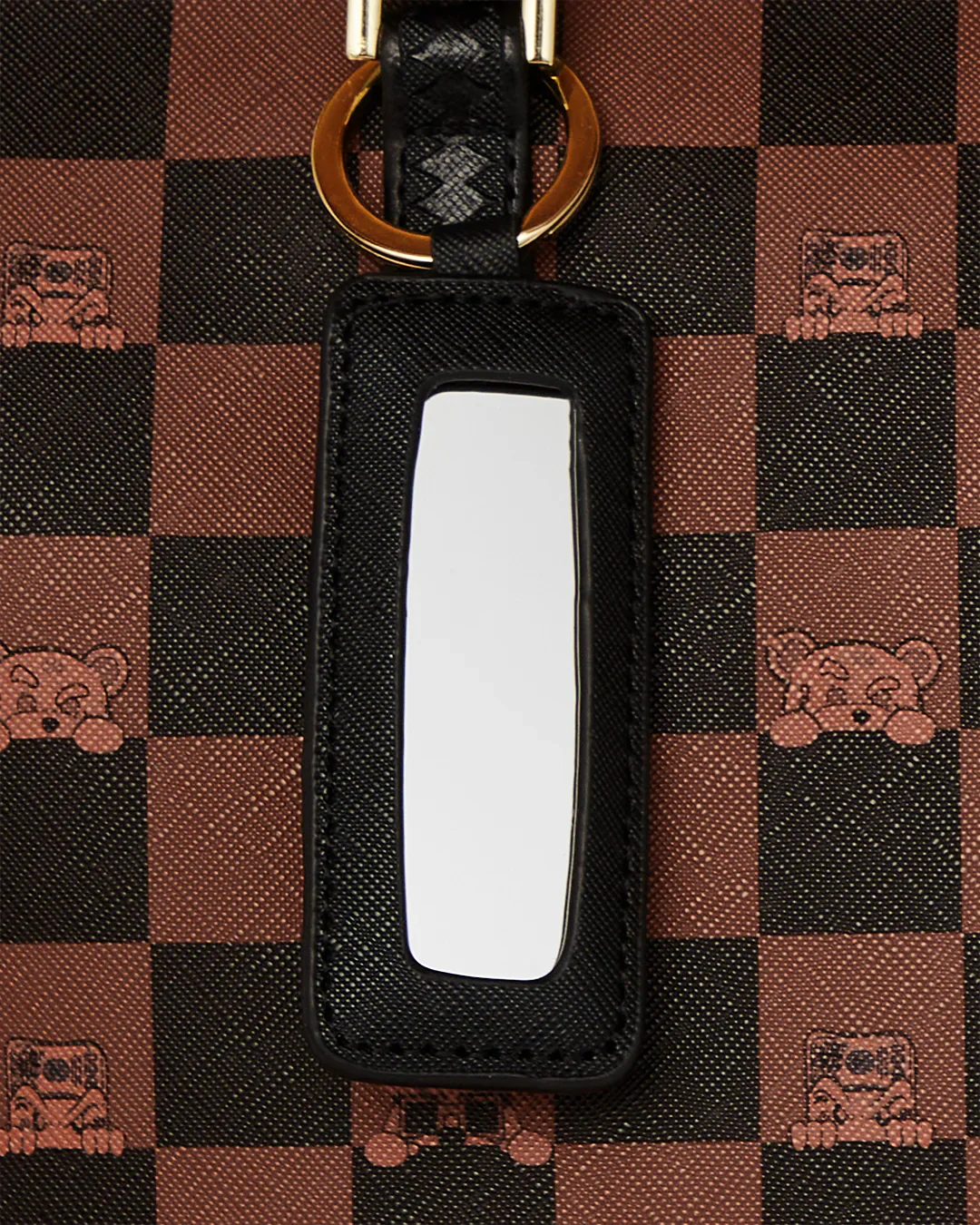 PEEKING CHARACTER CHECK TOTE - Image 7