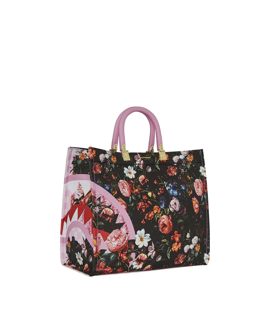 PINK FLOWERS TOTE - Image 3