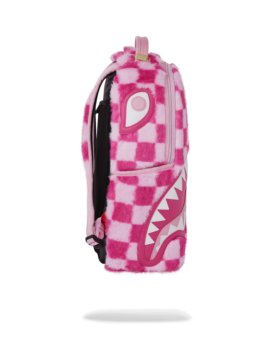 PINK FUR CHECK BACKPACK - Image 3