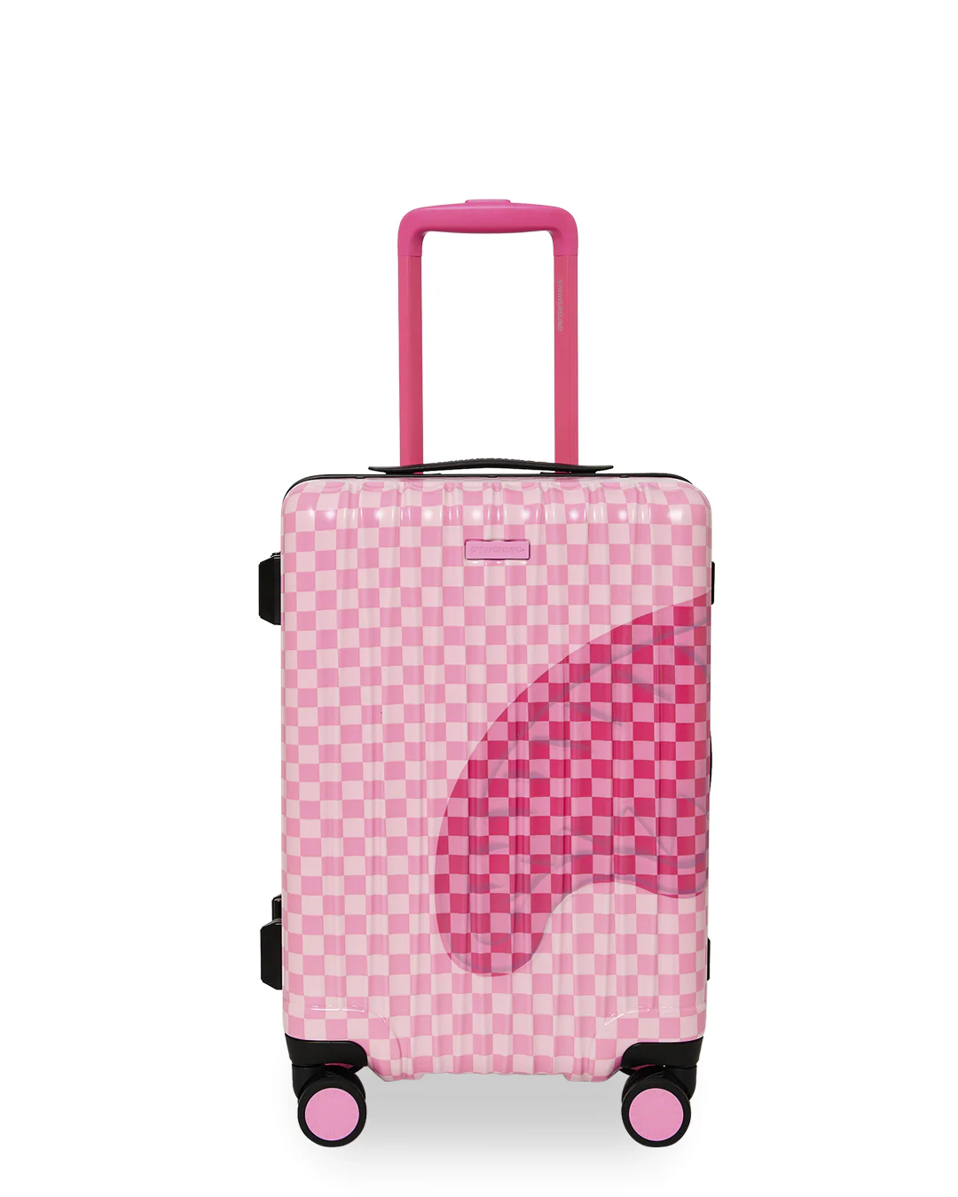 PINK SIP PATCH CARRY-ON LUGGAGE