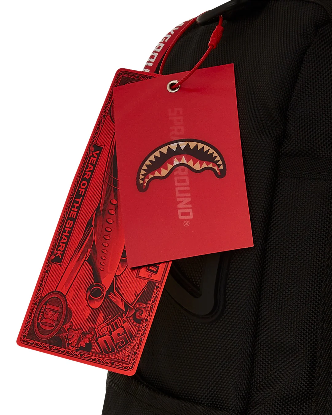 PRINTED ZIPPER SHARK DLXR BACKPACK - Image 9