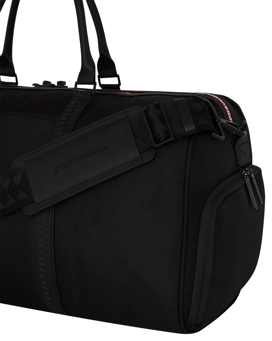 PRINTED ZIPPER SHARK DUFFLE - Image 5