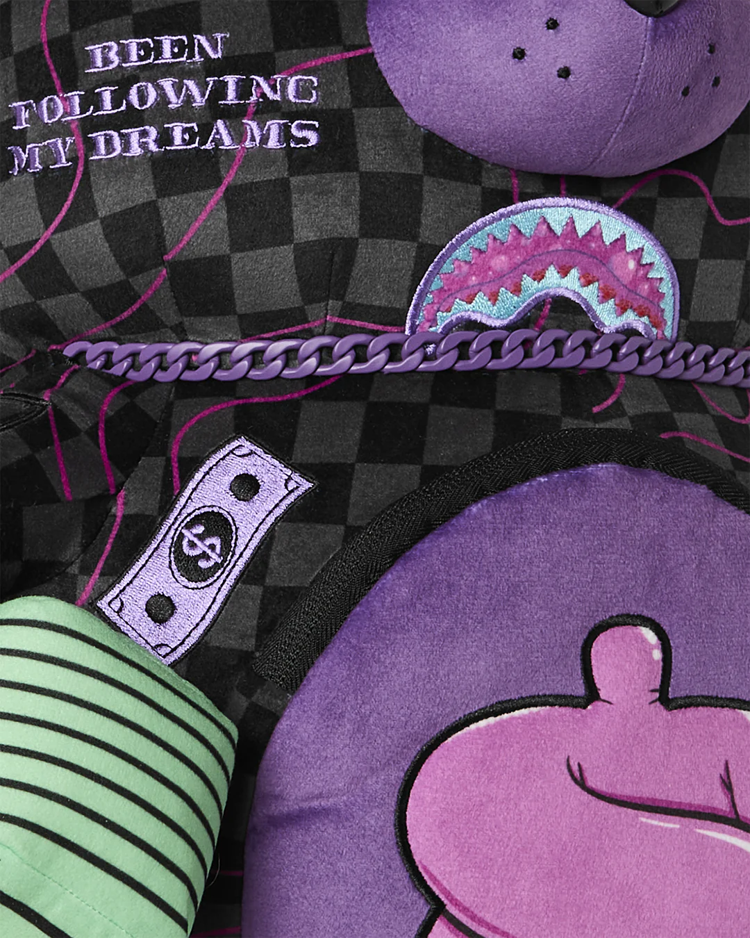 PURPLE SLIME TAKEOVER BEAR BACKPACK - Image 5