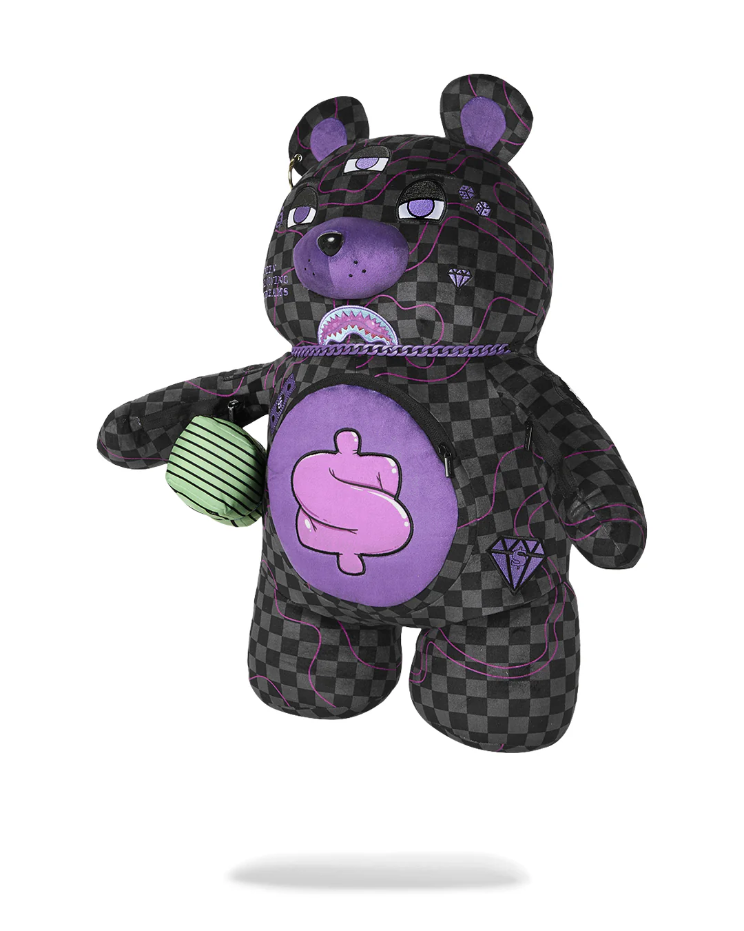 PURPLE SLIME TAKEOVER BEAR BACKPACK - Image 7