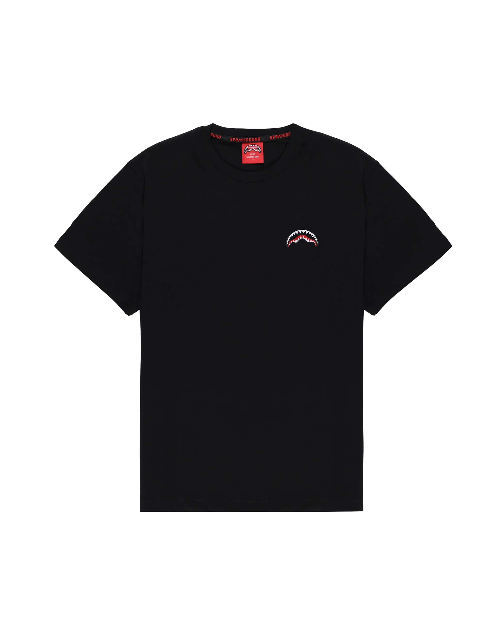RED BANDANA - REGULAR BLACK T-SHIRT - Image 3