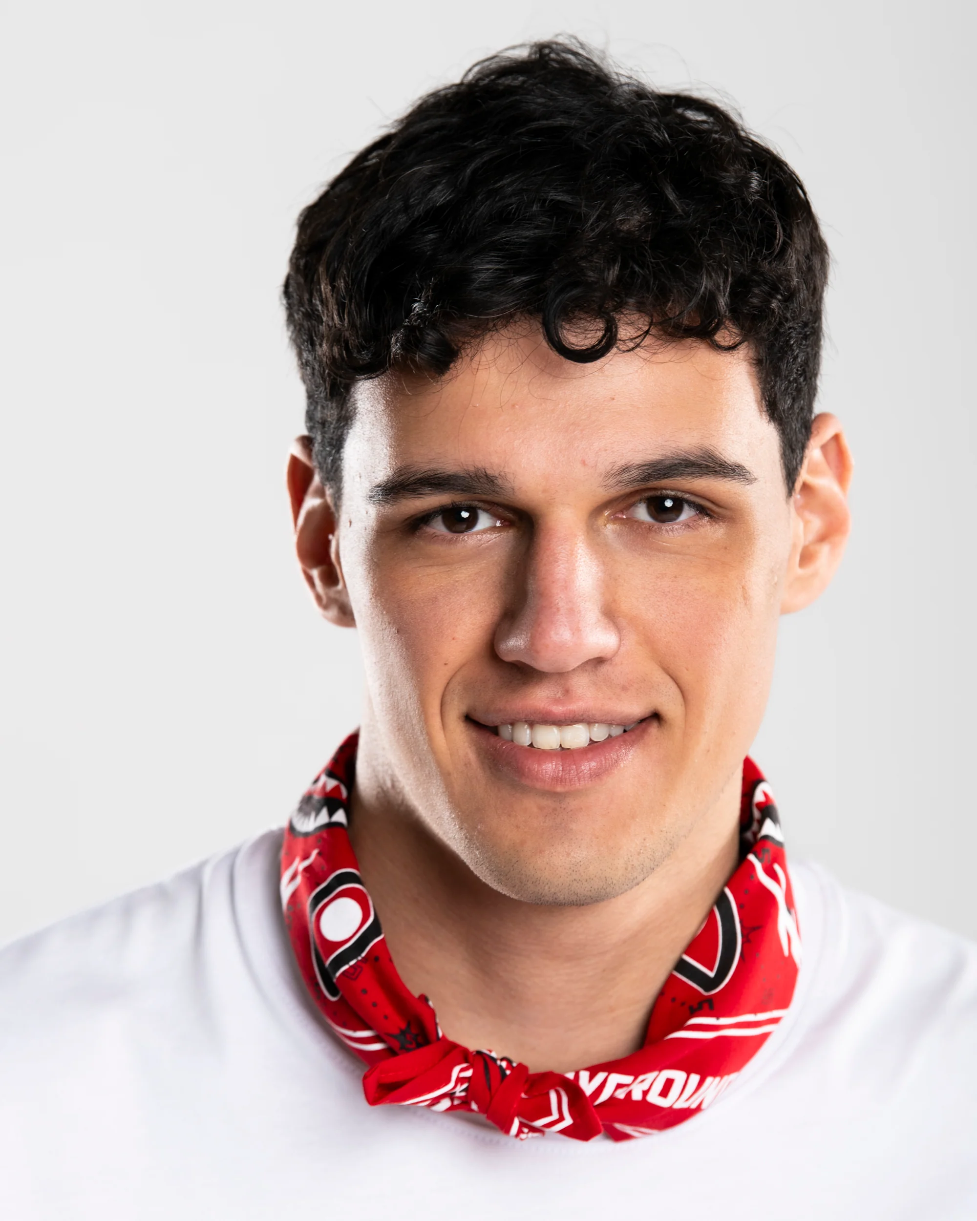 RED BANDANA - REGULAR WHITE T-SHIRT - Image 3
