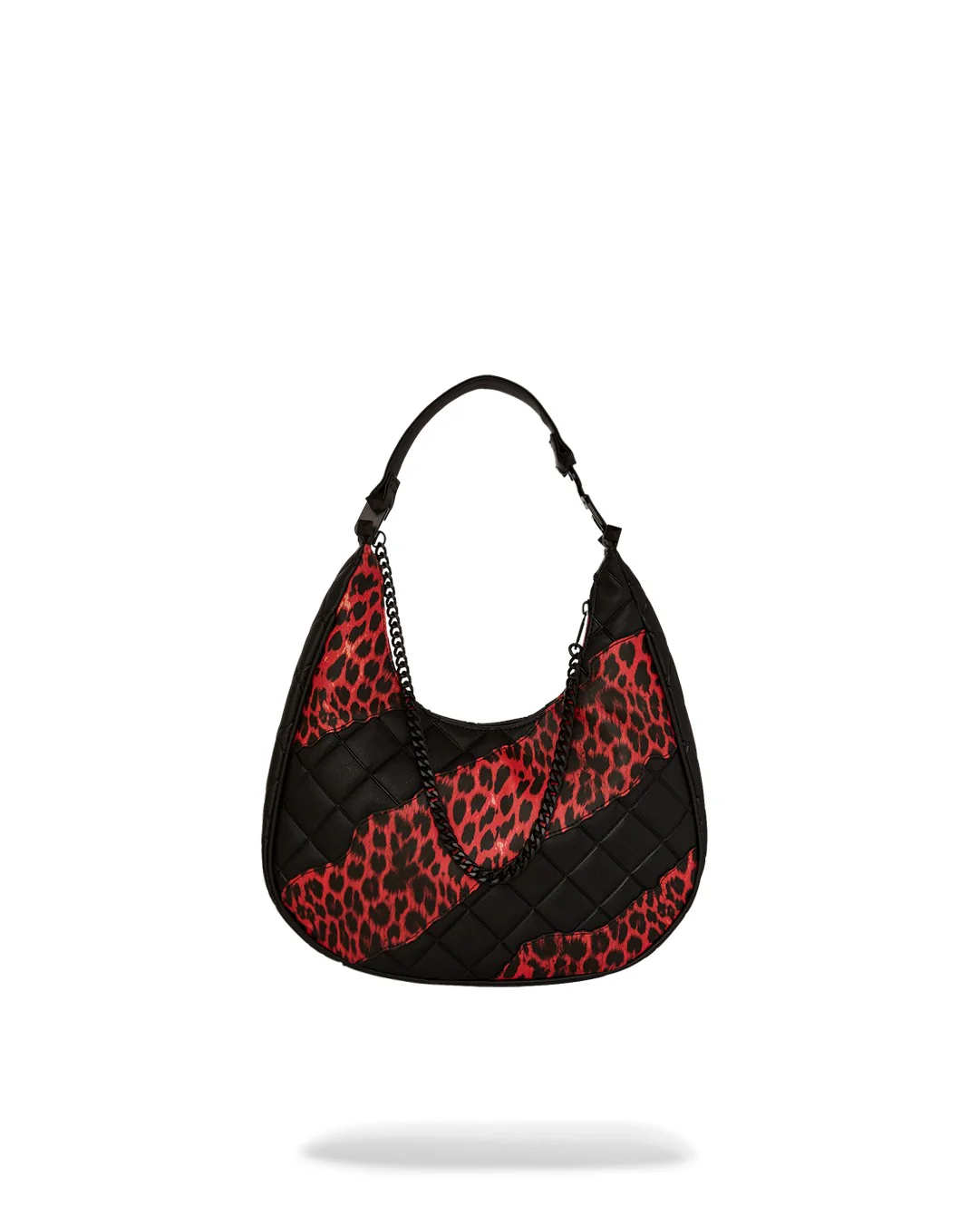 RED LEOPARD PUFFER VICE SHOULDER BAG - Image 3