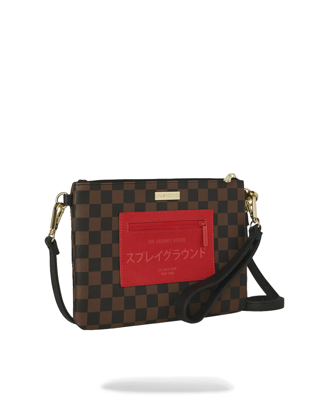 RED REDEMPTION CROSSBODY POUCHETTE - Image 2