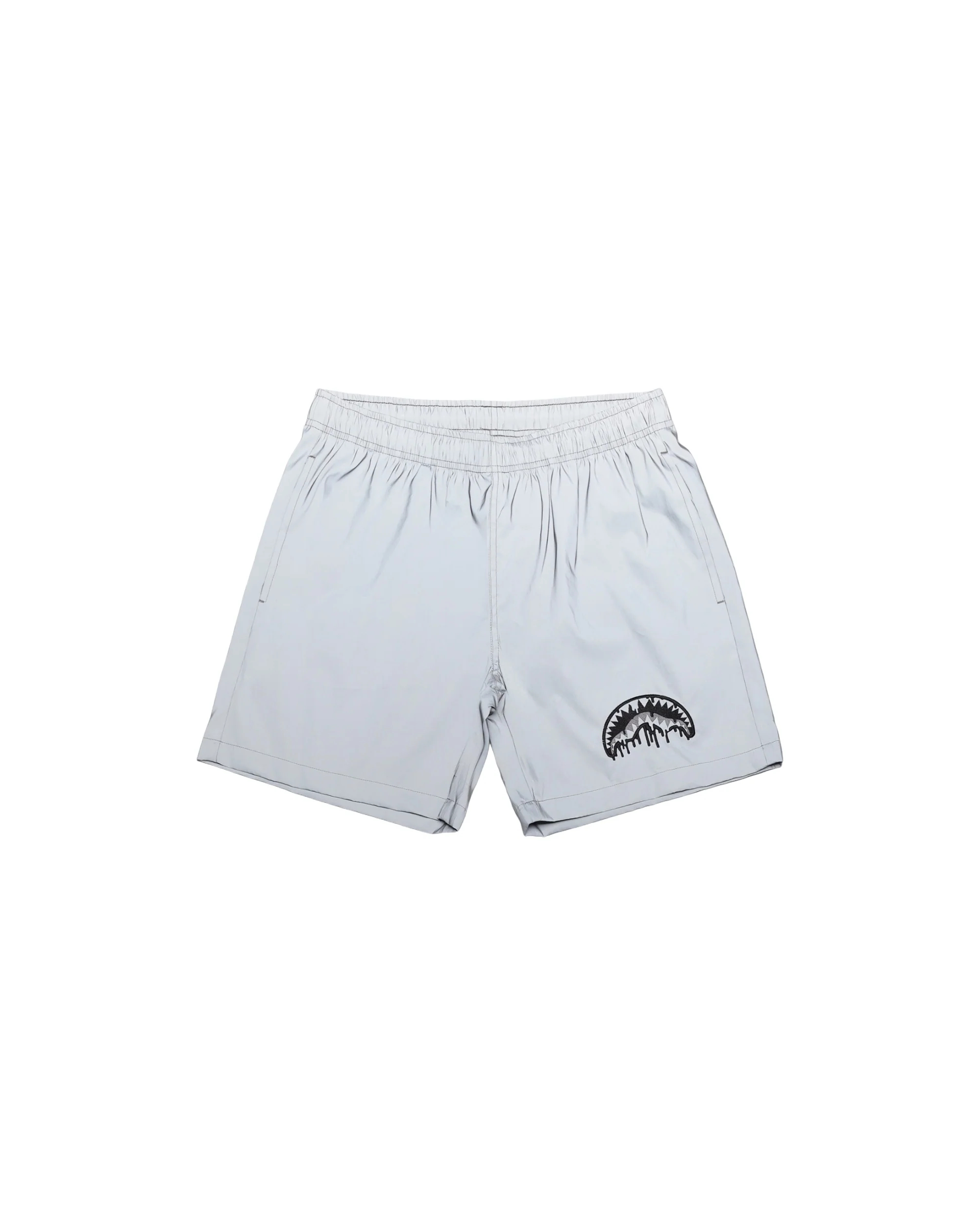 REFLECTIVE DRIP SHARK SWIM TRUNKS