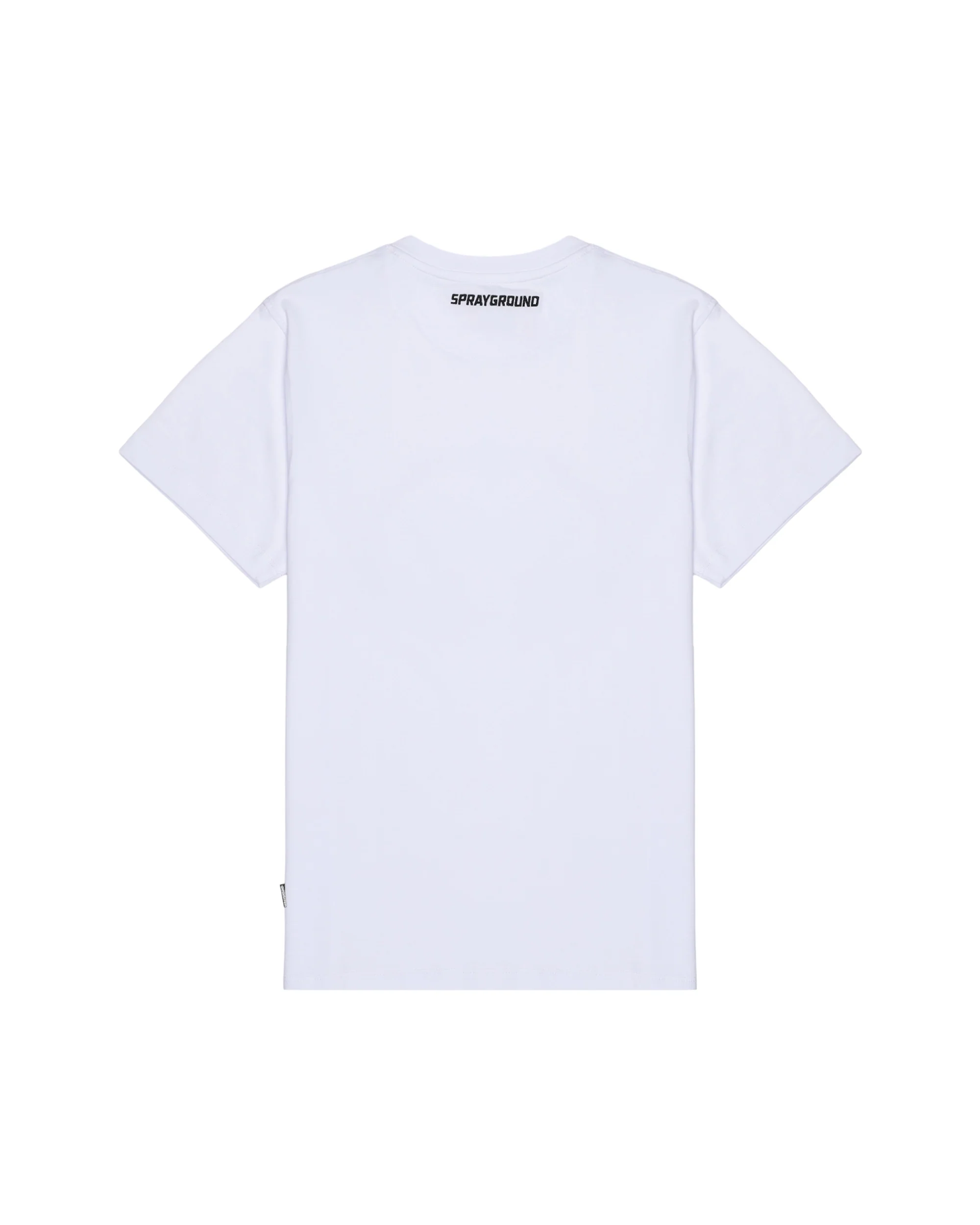 SCRIBBLE EMBROIDERY SHARK REG T-SHIRT WHT - Image 3