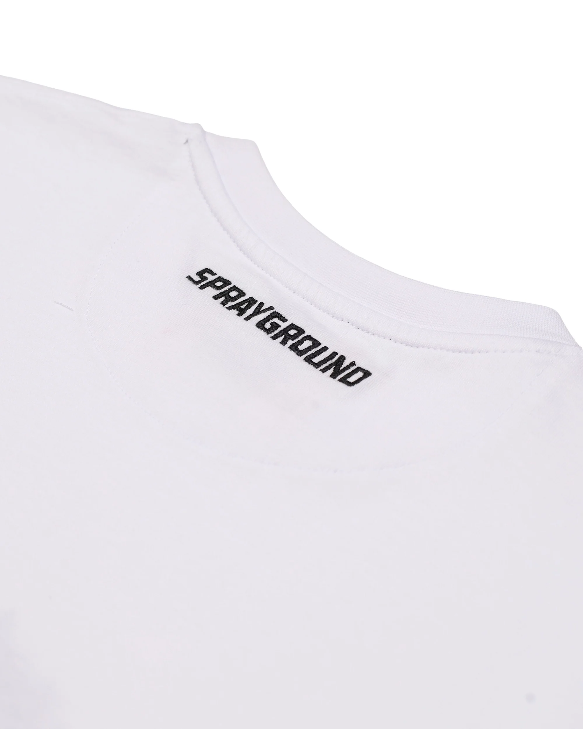 SCRIBBLE EMBROIDERY SHARK REG T-SHIRT WHT - Image 9