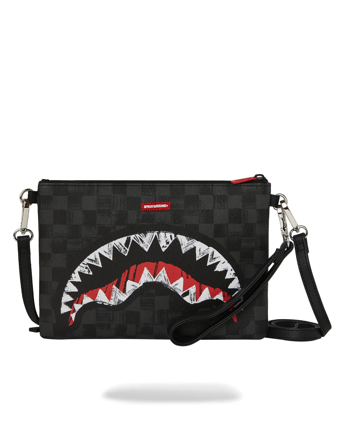 SCRIBBLE SHARK CROSSOVER CLUTCH