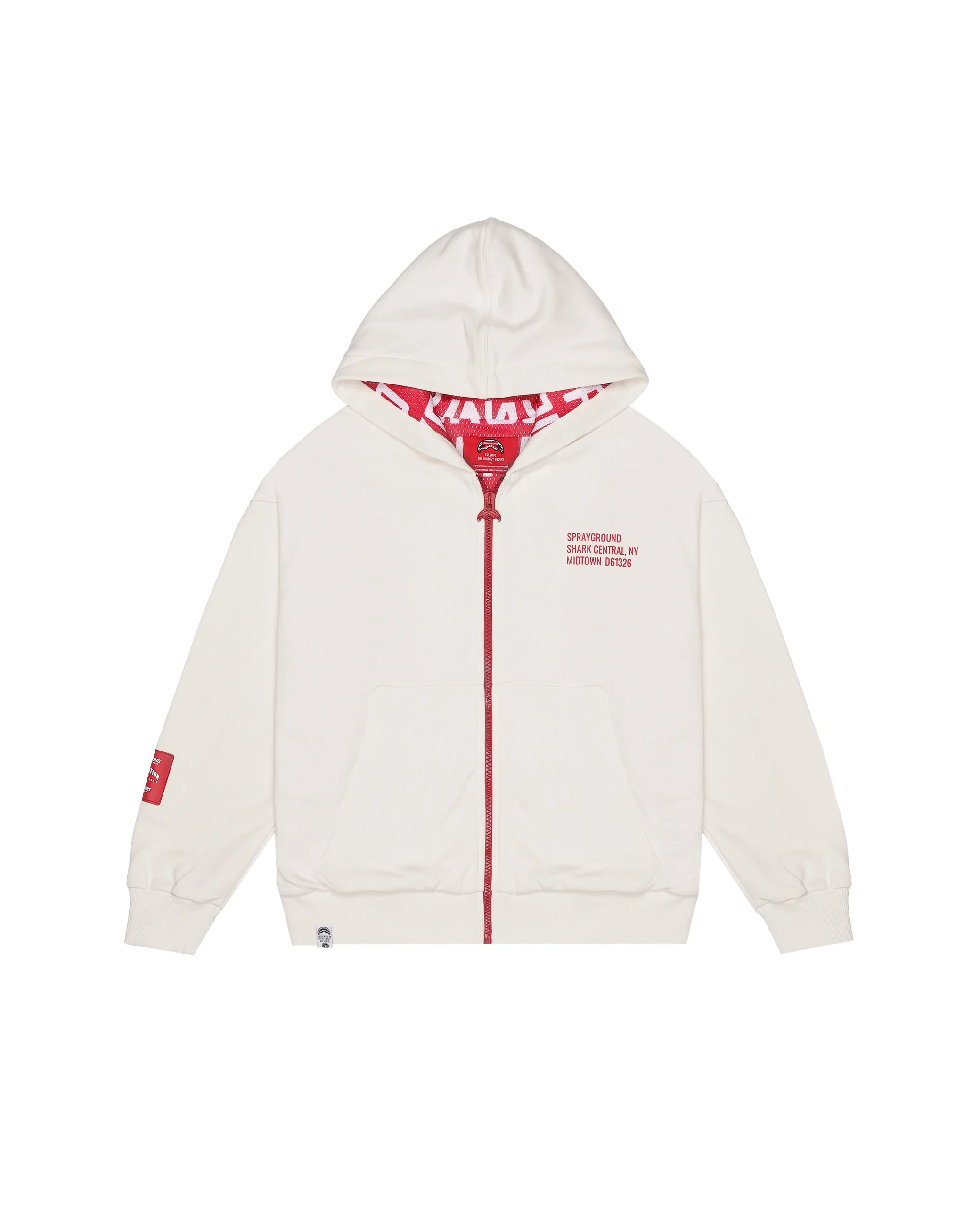 SHARK BASIC OVER FULLZIP HOODIE IVO