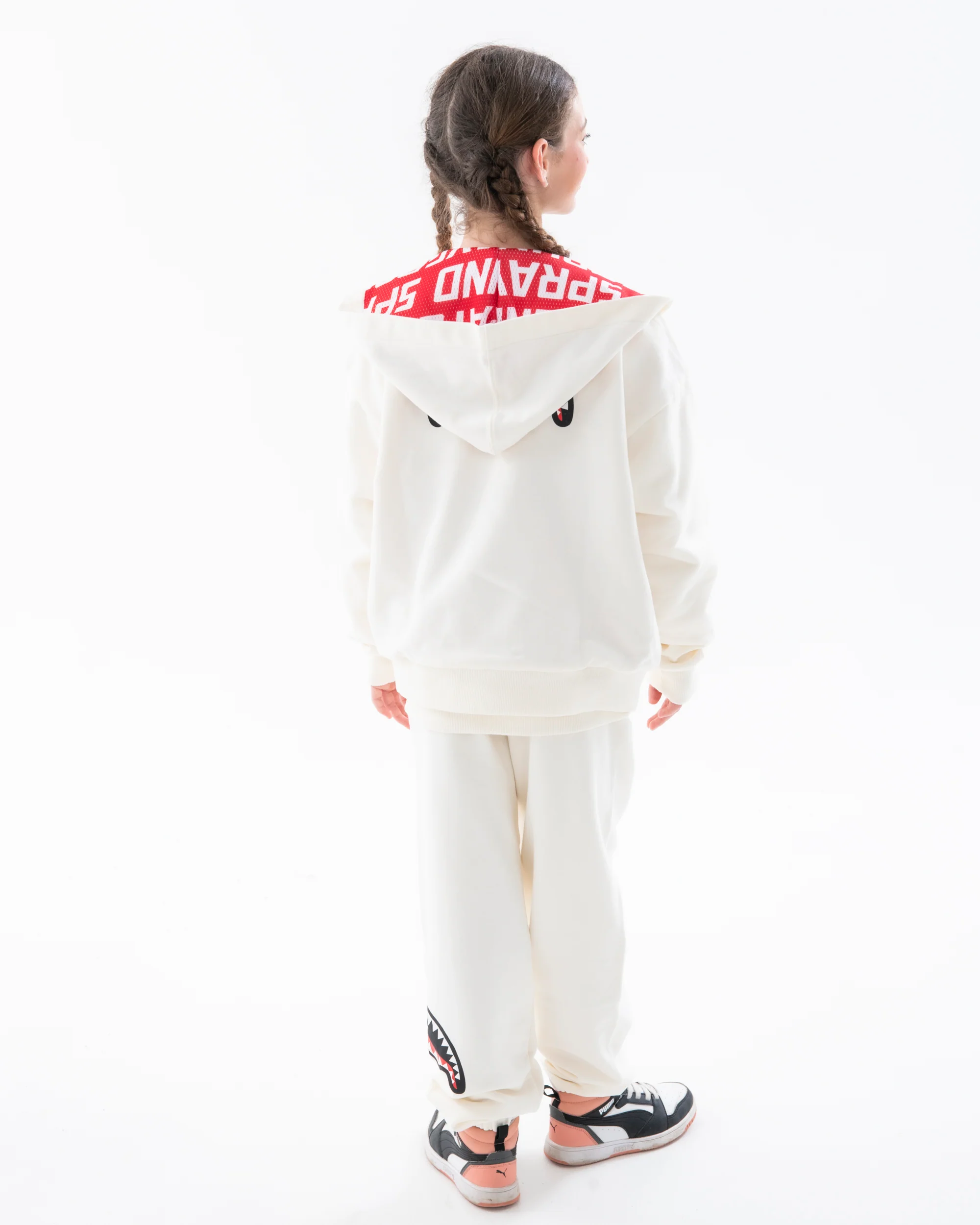 SHARK BASIC OVER FULLZIP HOODIE IVO - Image 4