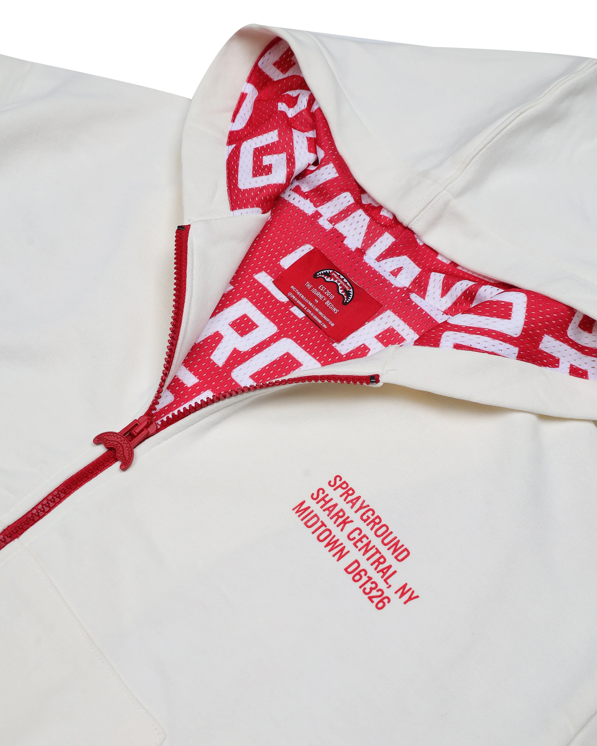 SHARK BASIC OVER FULLZIP HOODIE IVO - Image 6