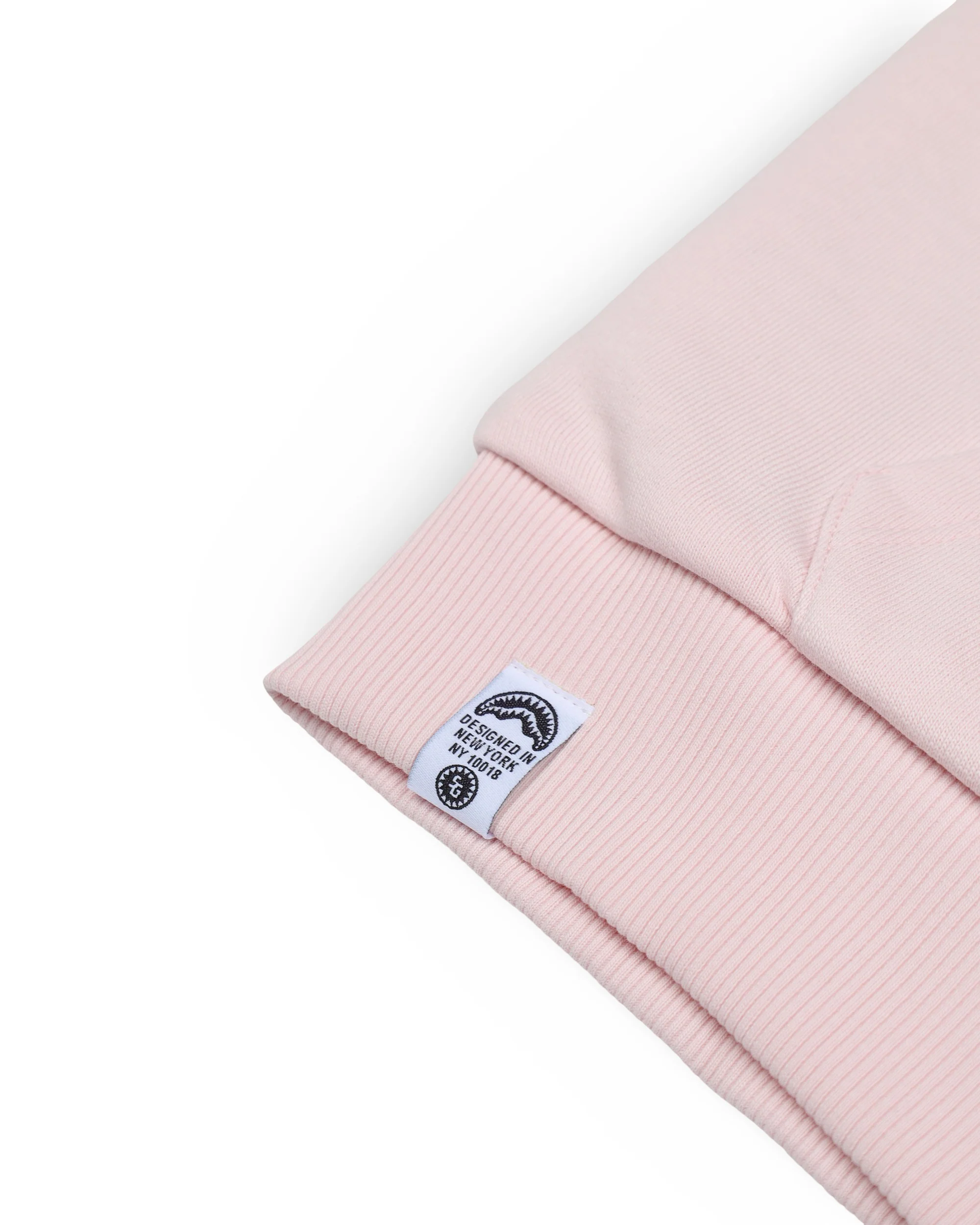 SHARK BASIC OVER FULLZIP HOODIE LIGHT PINK - Image 10