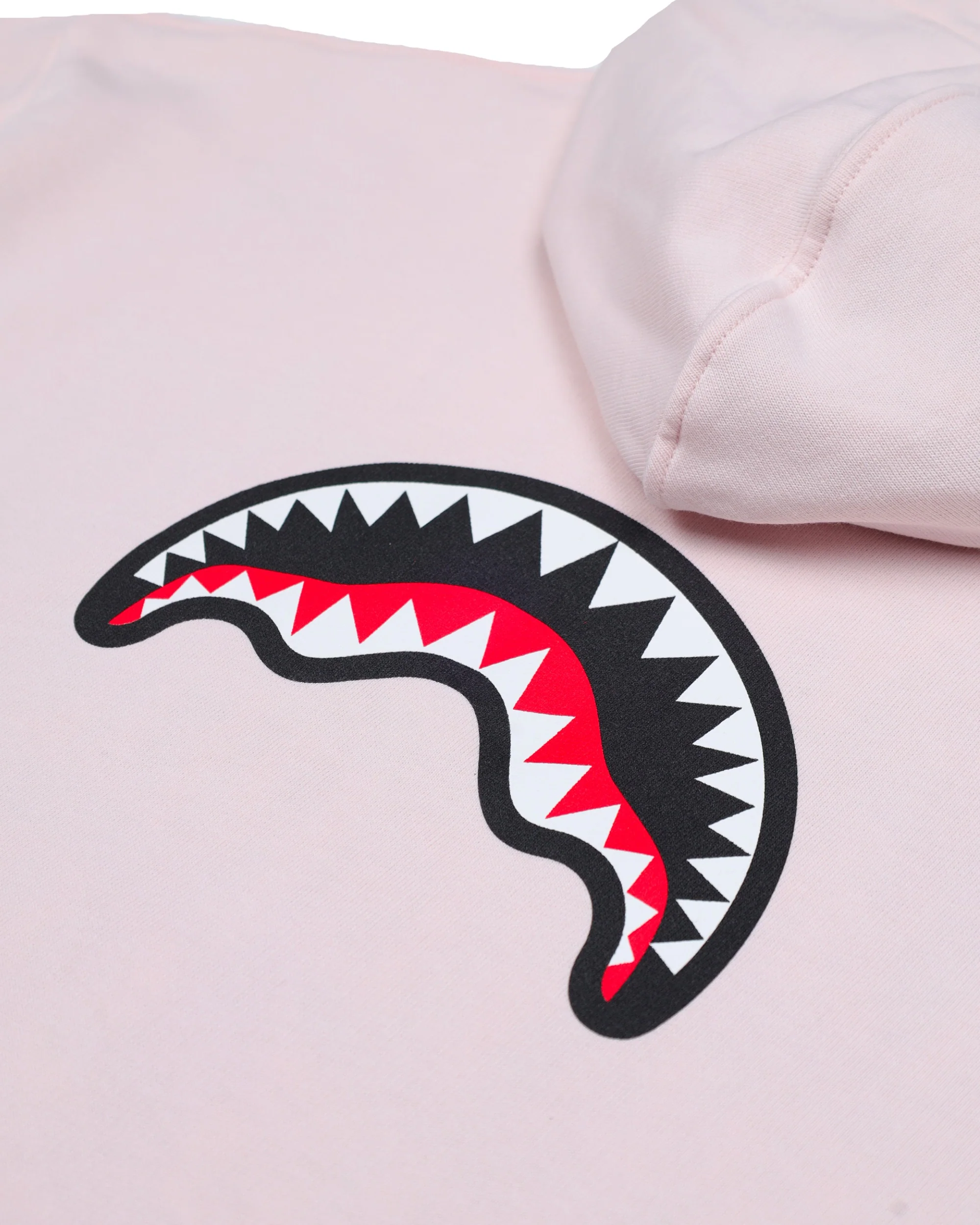 SHARK BASIC OVER FULLZIP HOODIE LIGHT PINK - Image 11