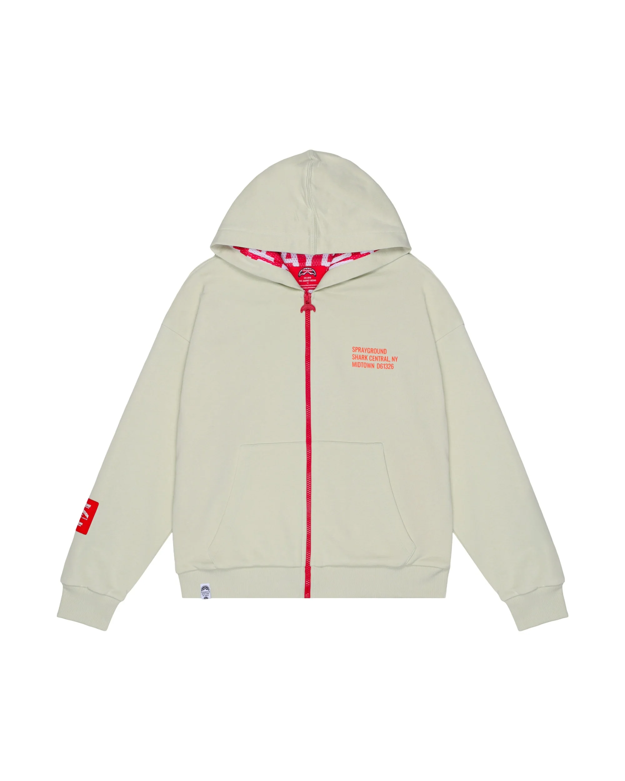SHARK BASIC OVER FULLZIP HOODIE SAGE
