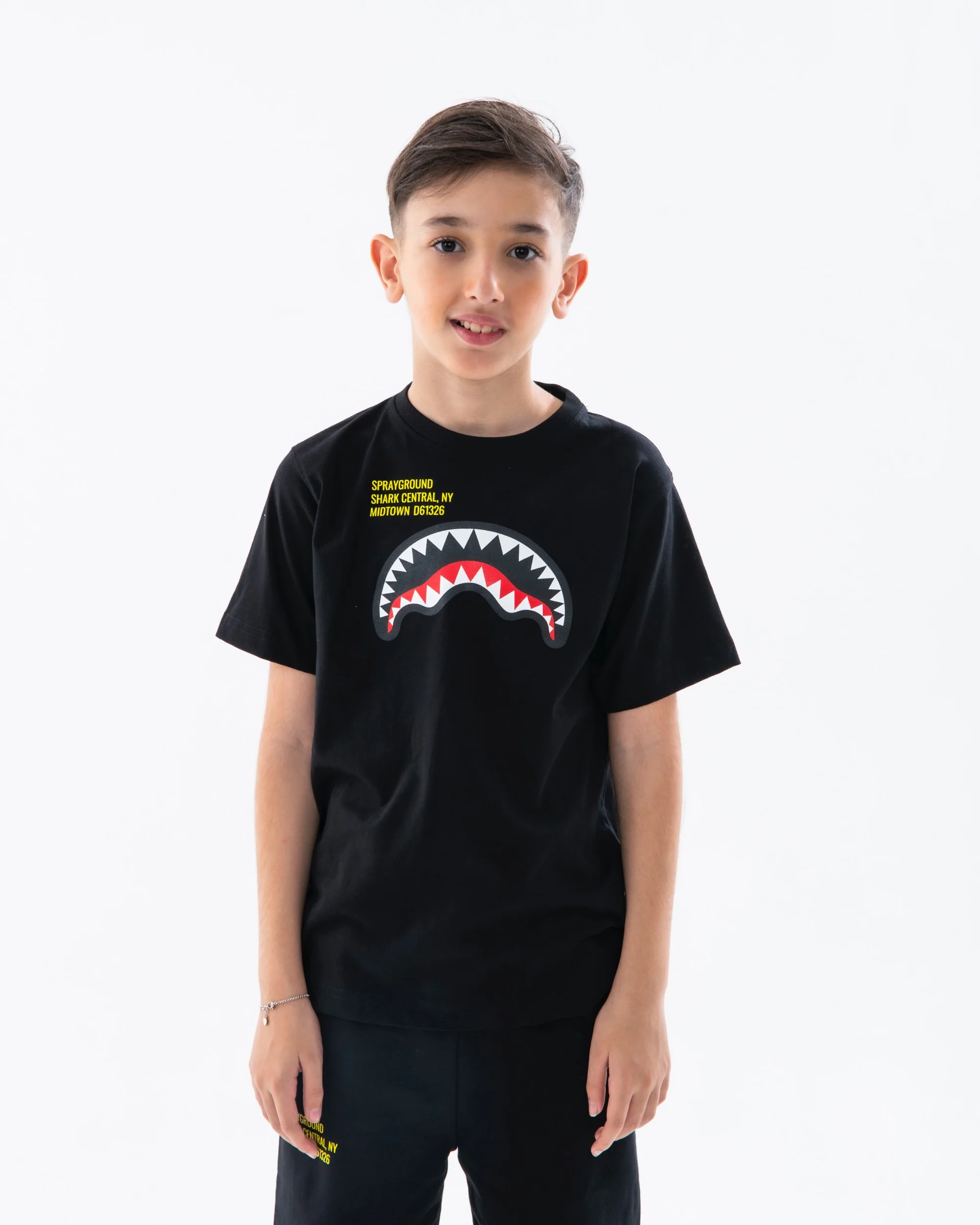 SHARK BASIC REG T-SHIRT BLK - Image 2