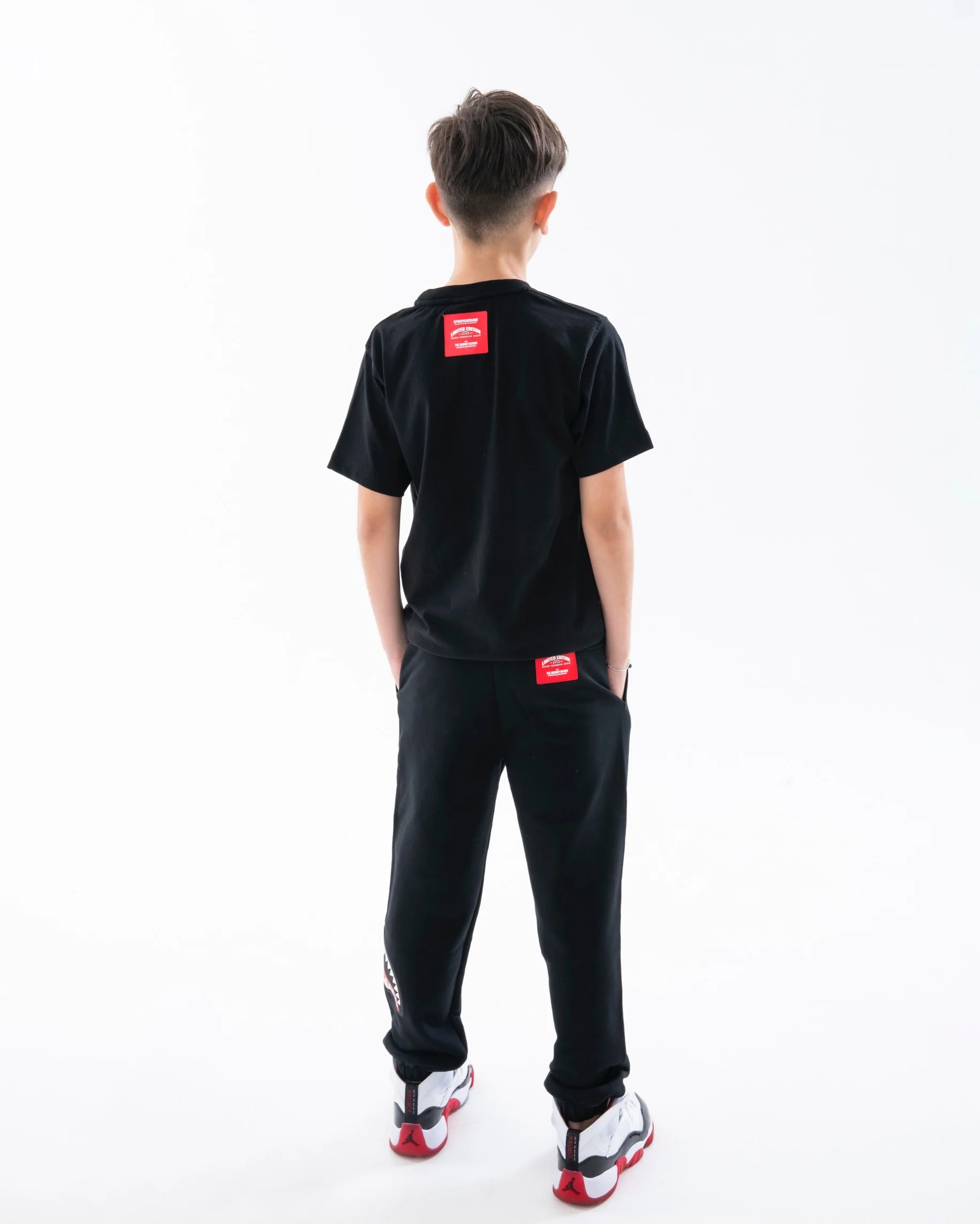 SHARK BASIC REG T-SHIRT BLK - Image 4