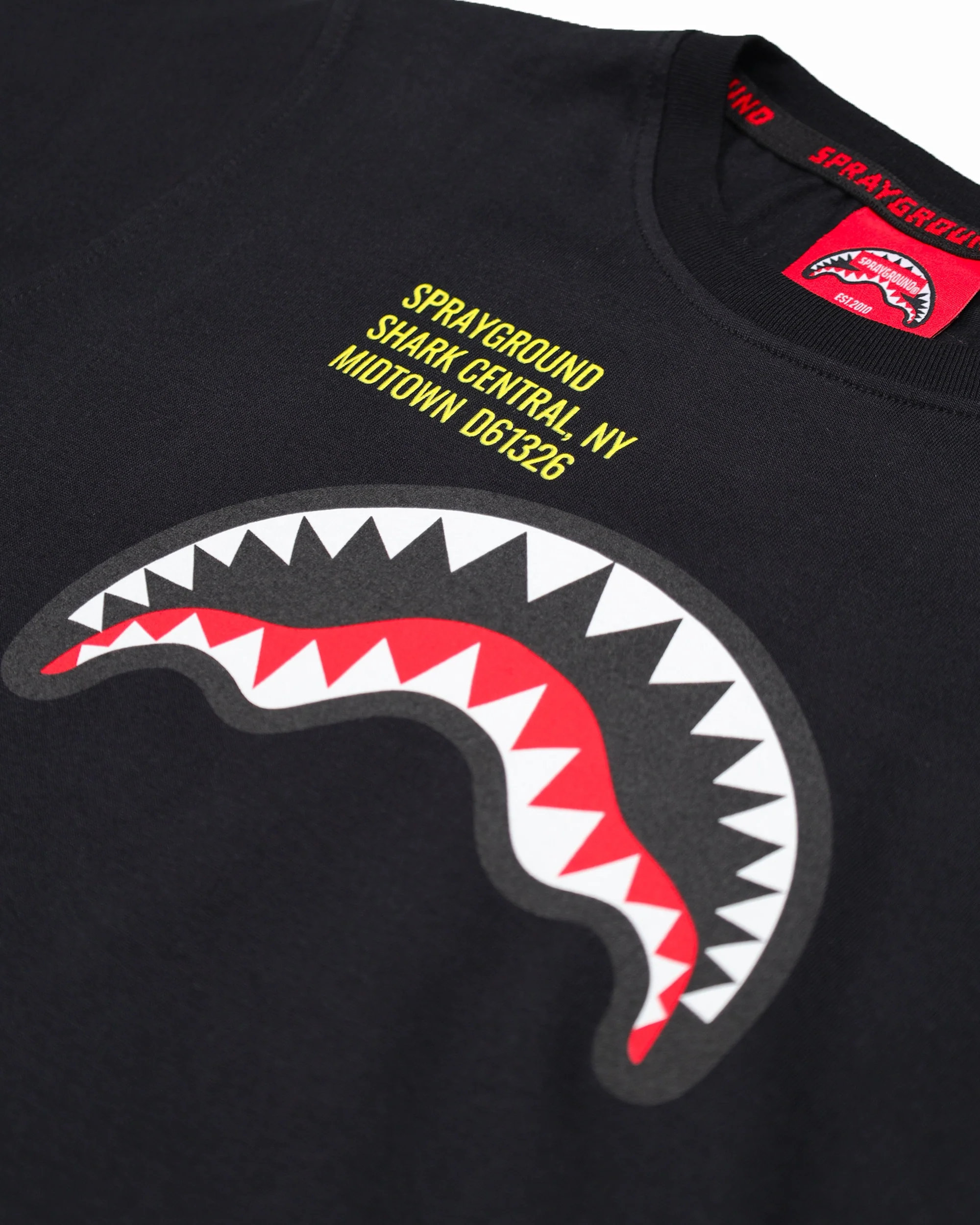 SHARK BASIC REG T-SHIRT BLK - Image 6