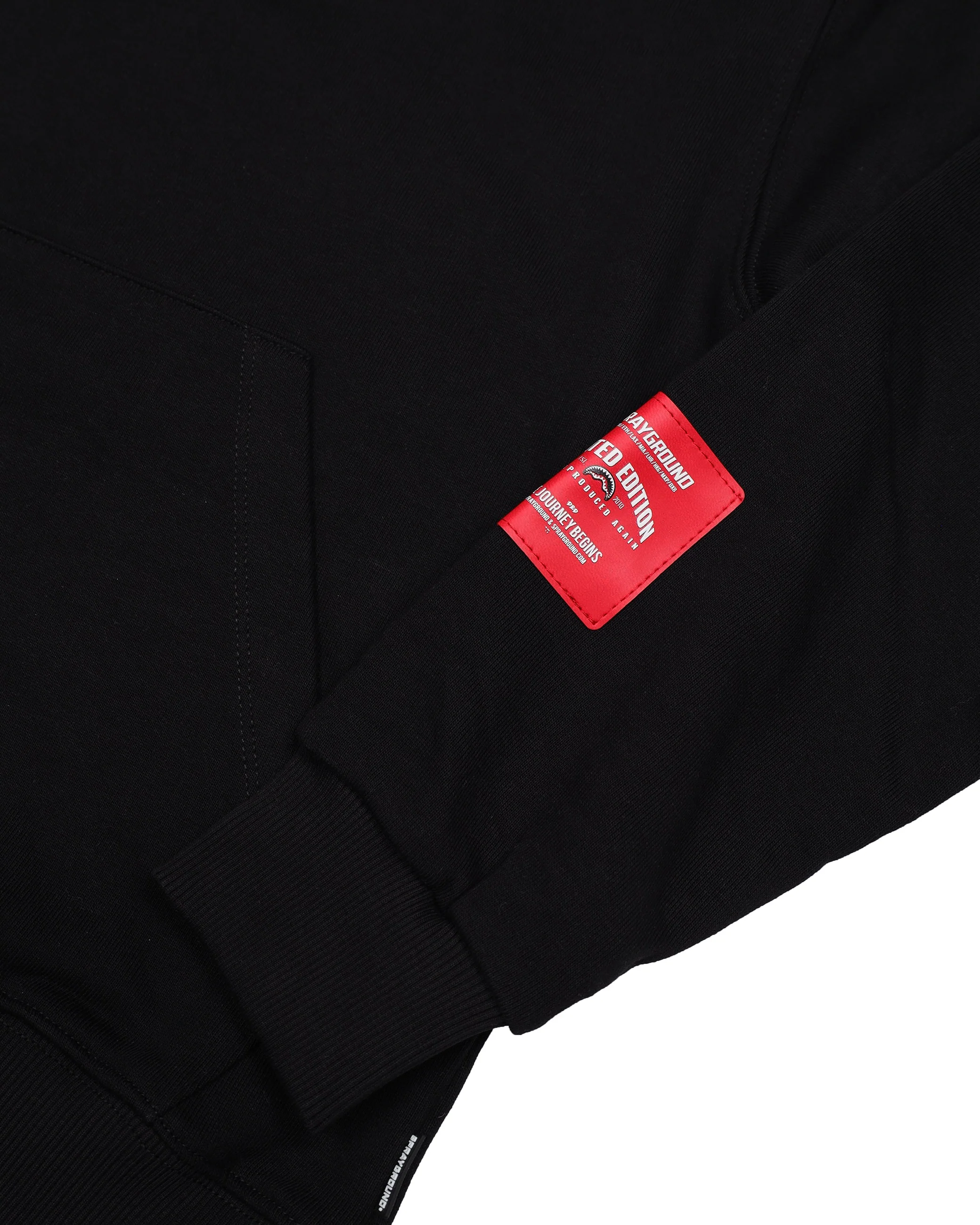 SHARK BASIC REGULAR HOODIE BLK - Image 9
