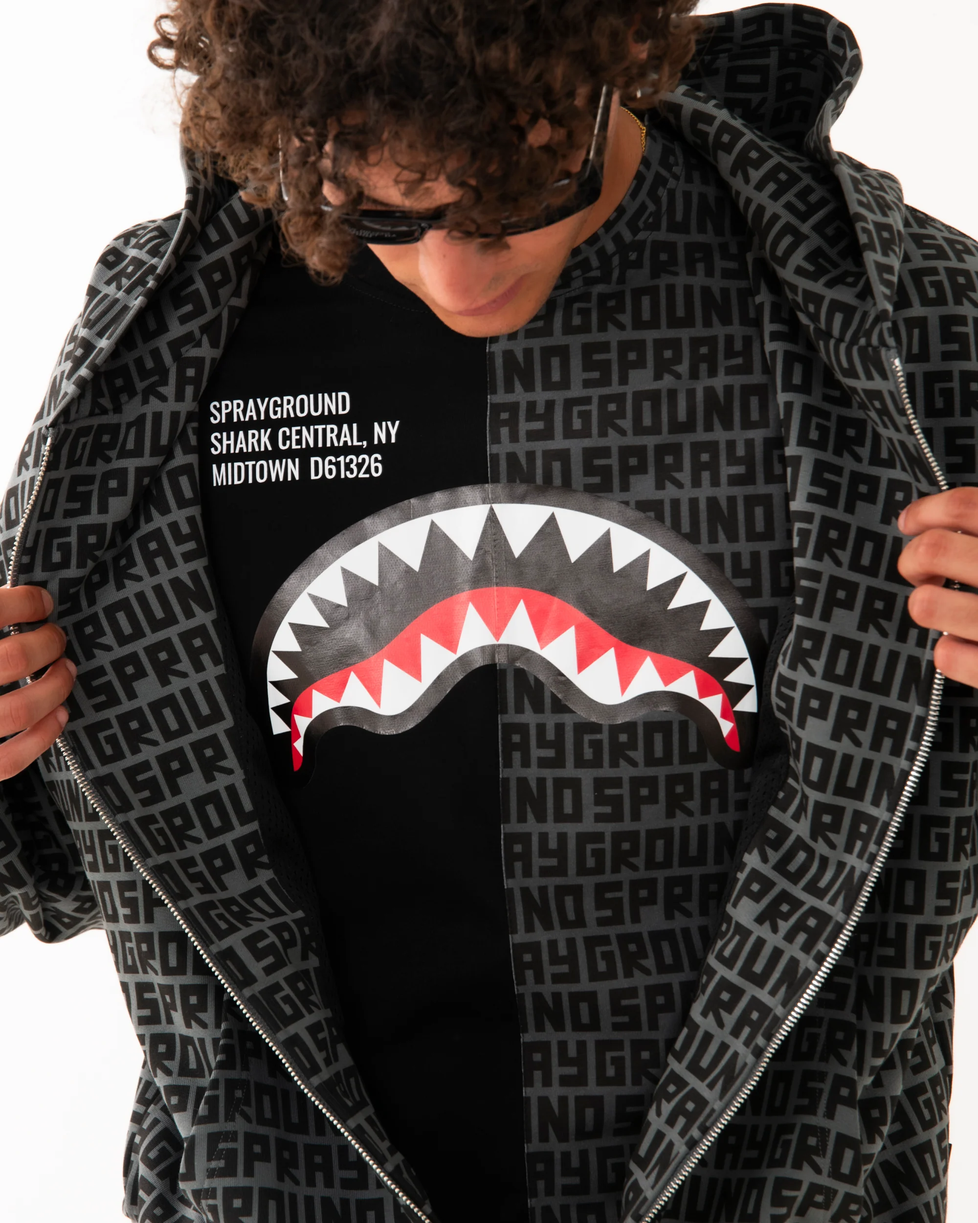 SHARK CENTRAL SPLIT INFINITY NEW REGULAR T-SHIRT - Image 3