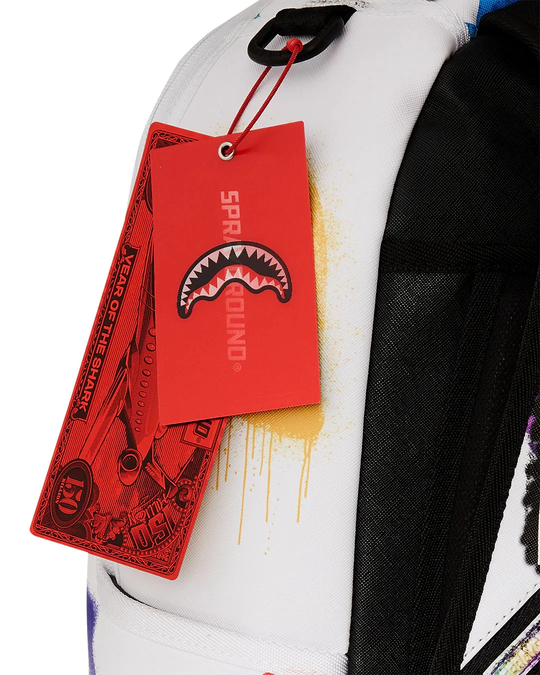 SHARK CENTRAL STENCILS WHITE DLXSV BACKPACK - Image 12