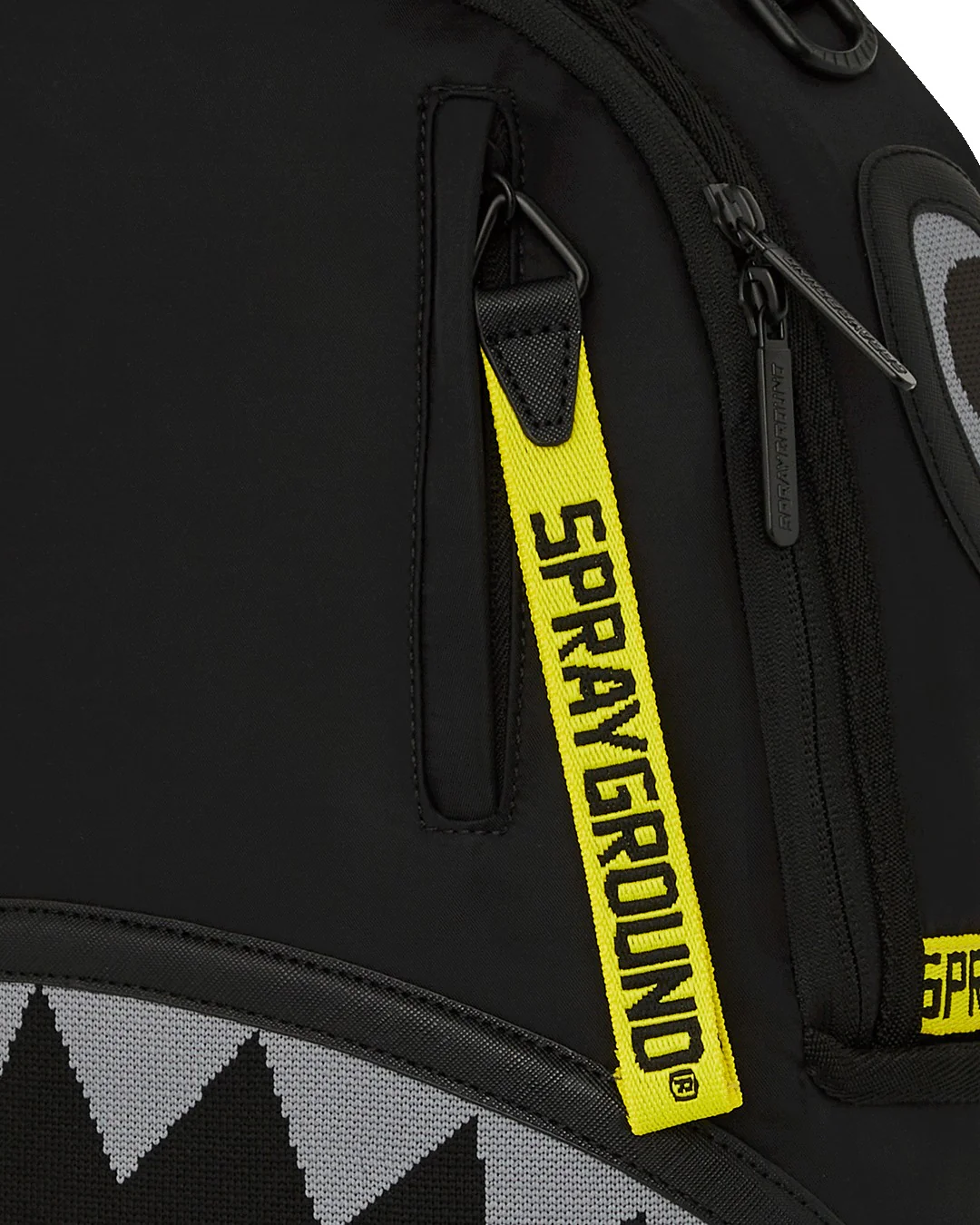 SHARK CENTRAL YELLOW TAPE DLX SATIN BACKPACK - Image 6